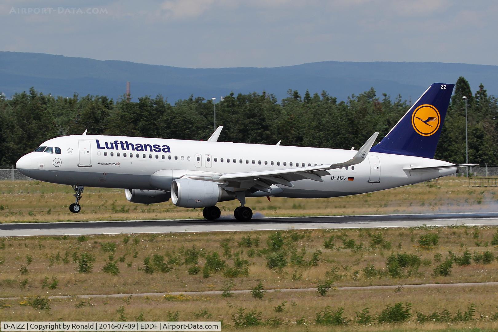 D-AIZZ, 2013 Airbus A320-214 C/N 5831, at fra