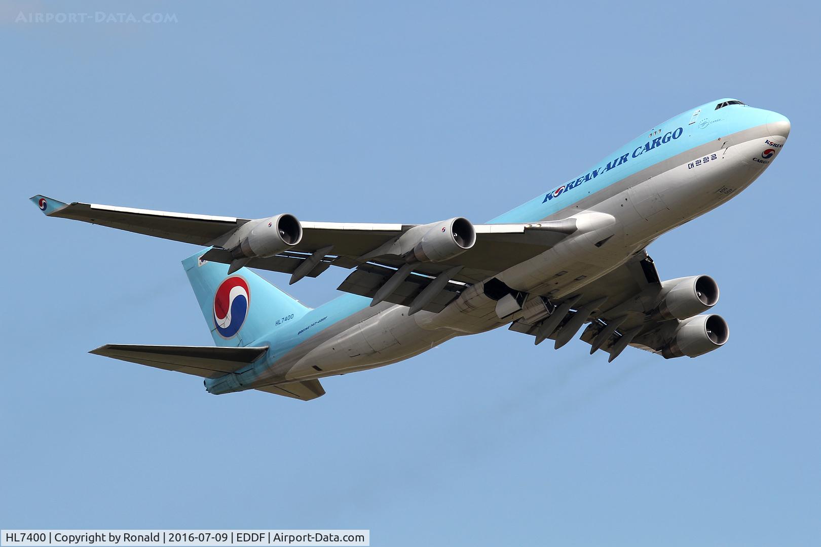 HL7400, 2001 Boeing 747-4B5F/SCD C/N 26414, at fra