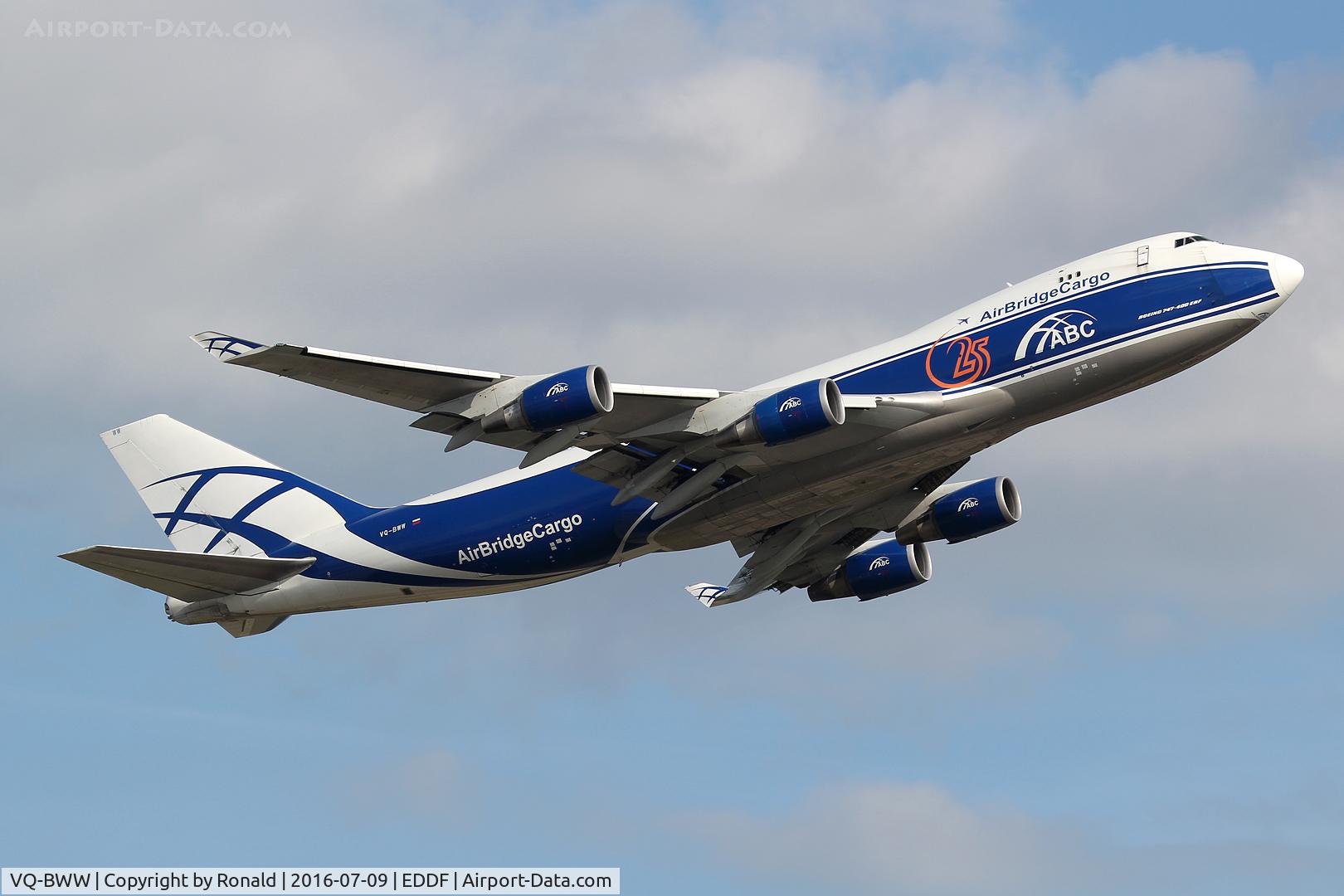 VQ-BWW, 2008 Boeing 747-428F/ER/SCD C/N 35233, at fra
