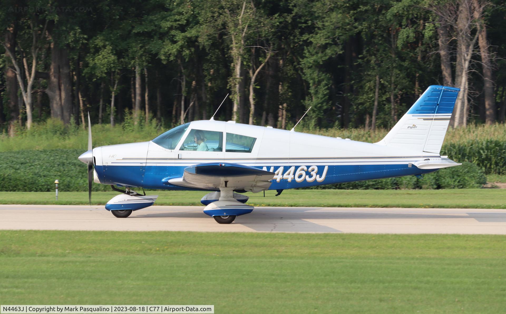 N4463J, 1967 Piper PA-28-140 C/N 28-22878, Piper PA-28-140