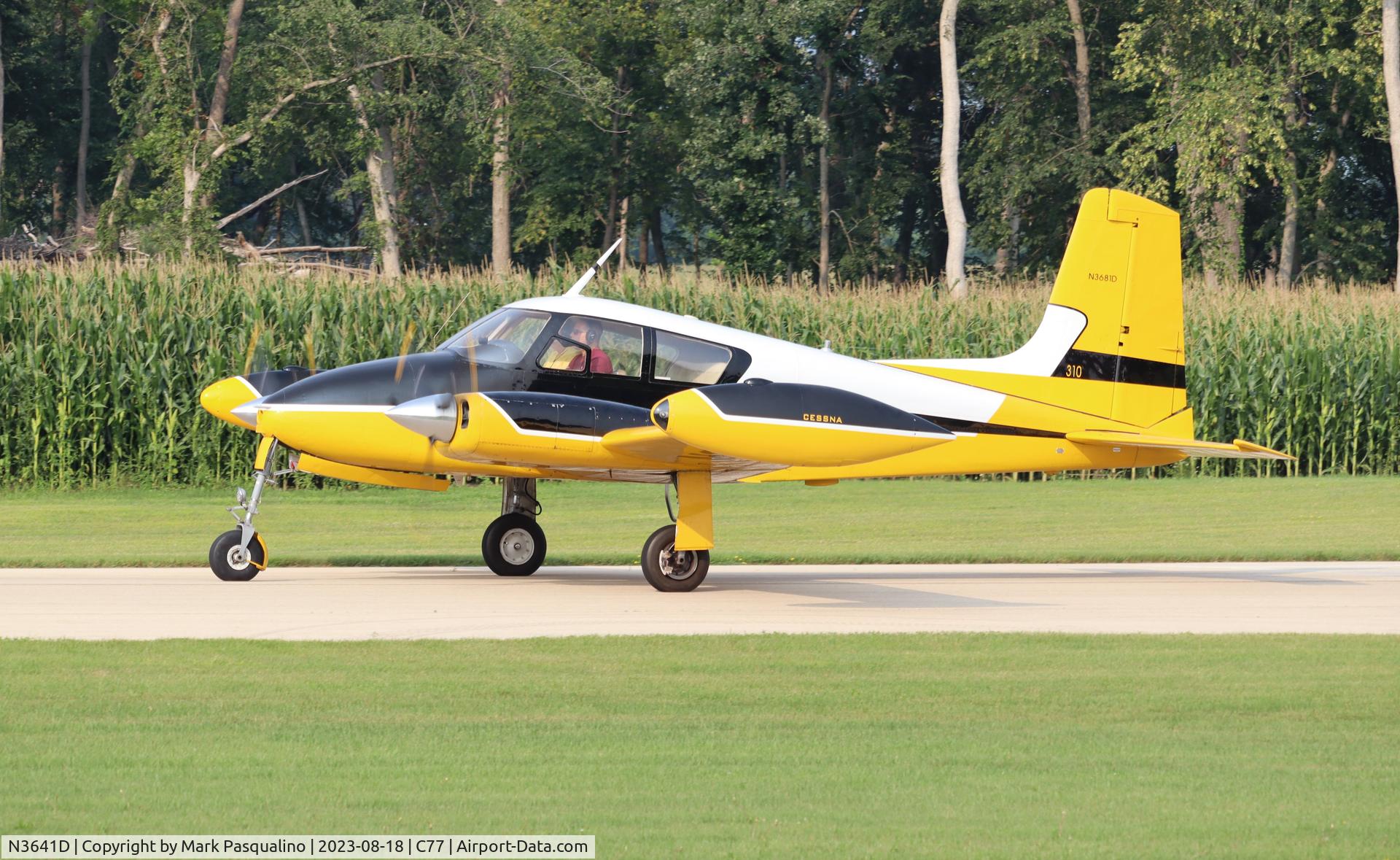 N3641D, 1956 Cessna 310 C/N 35341, Cessna 310