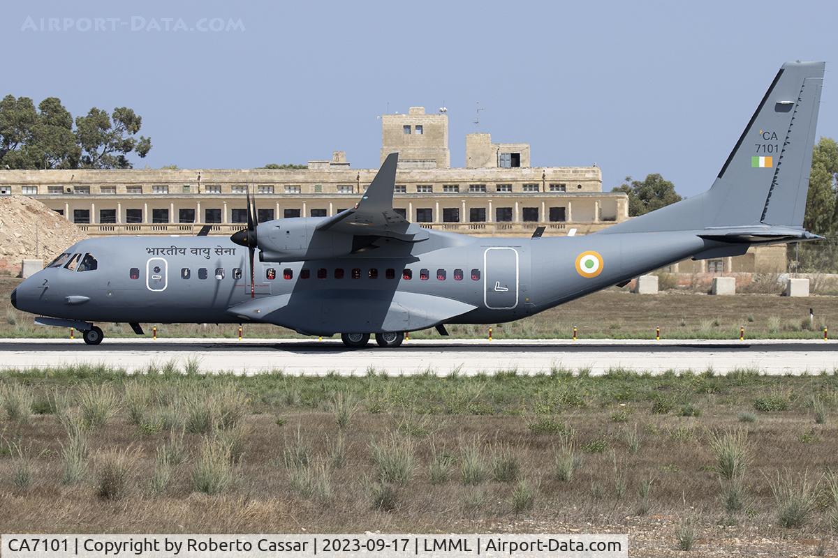 CA7101, 2023 Airbus C-295W C/N S-209, Runway 13 Backtrack