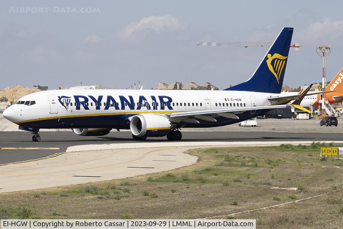 EI-HGW, 2022 Boeing 737-8-200 MAX C/N 65085, Park 9
