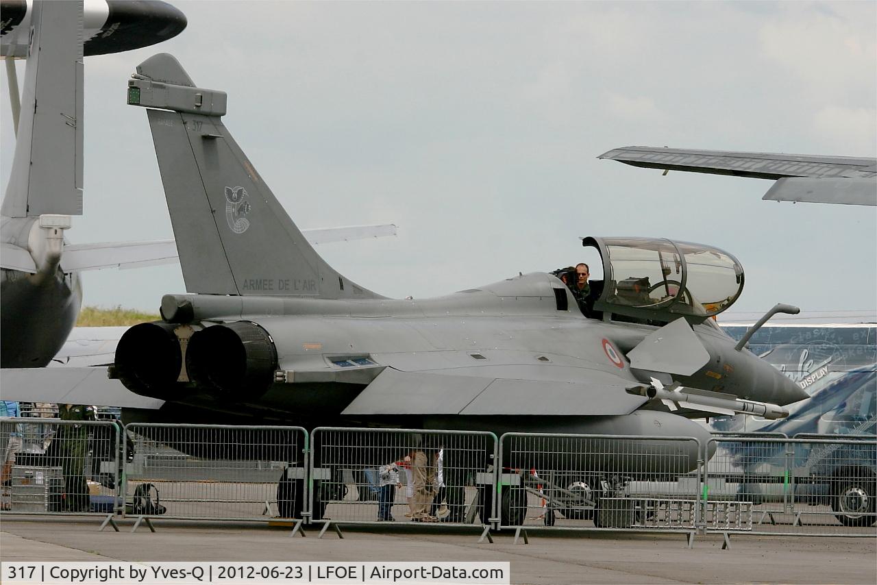 317, Dassault Rafale B C/N 317, Dassault Rafale B, Static display, Evreux-Fauville Air Base 105 (LFOE)