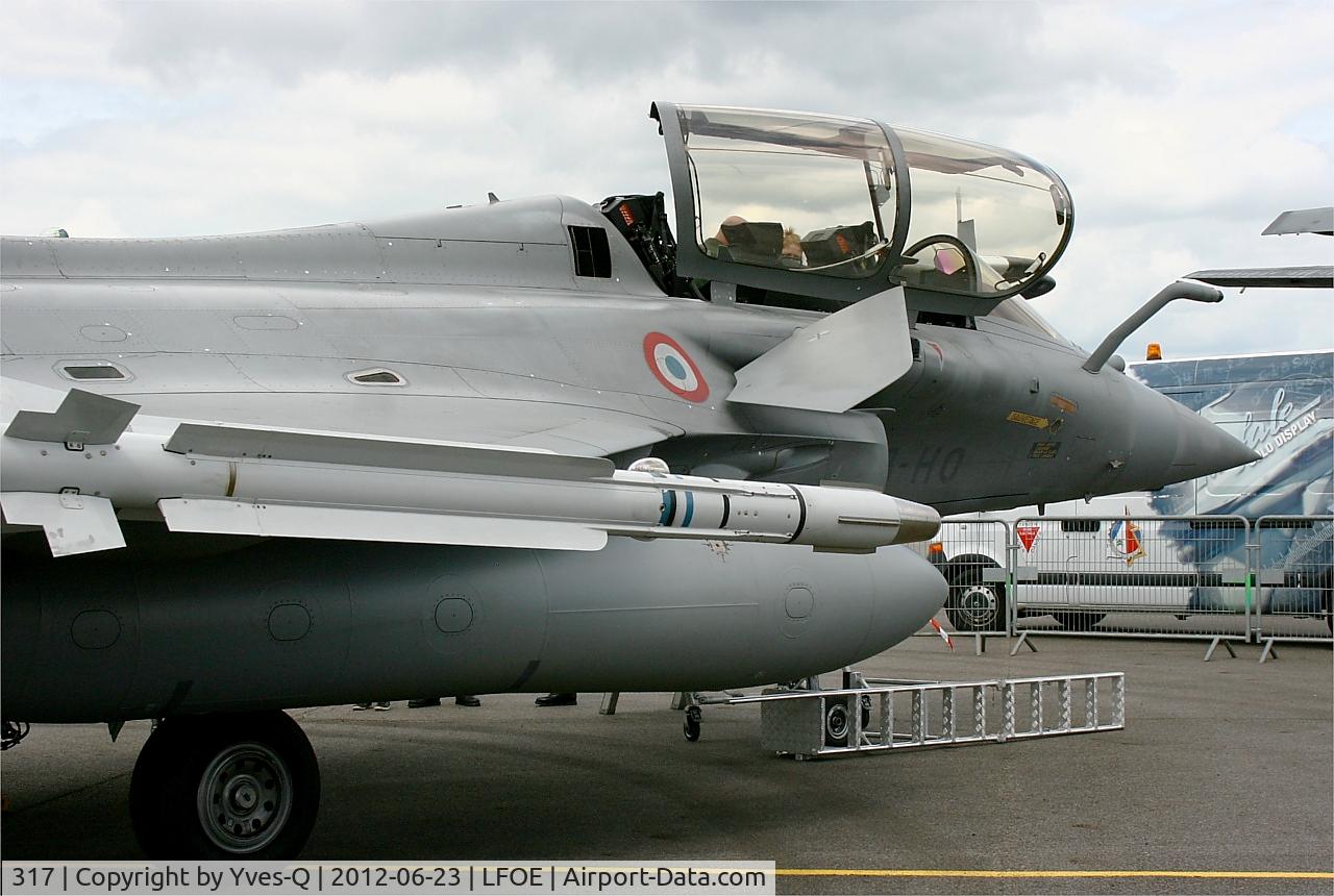 317, Dassault Rafale B C/N 317, Dassault Rafale B, Static display, Evreux-Fauville Air Base 105 (LFOE)