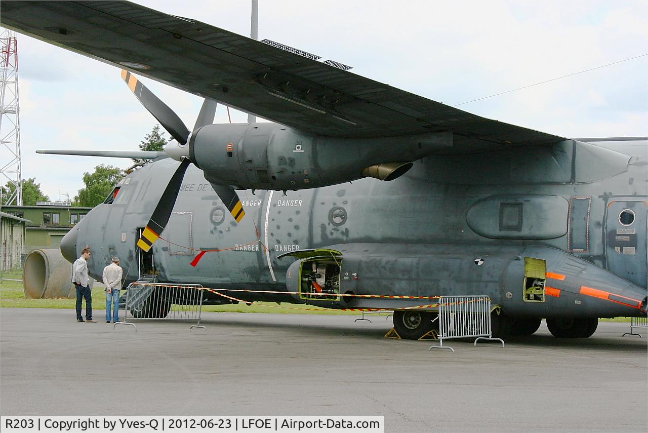 R203, Transall C-160R C/N 203, Transall C-160R, Static display, Evreux-Fauville Air Base 105(LFOE)