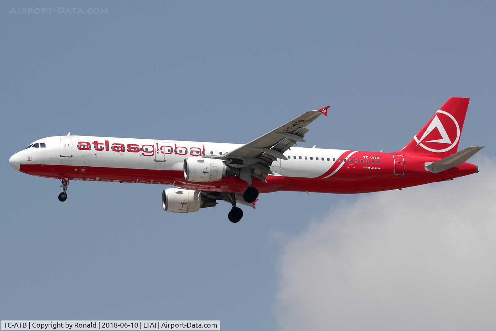 TC-ATB, 2001 Airbus A321-211 C/N 1503, at ayt