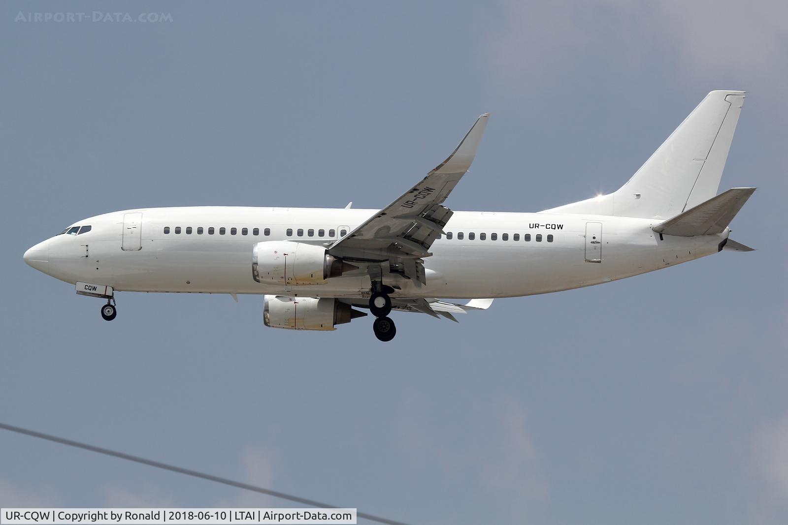 UR-CQW, 1999 Boeing 737-32Q C/N 29130, at ayt