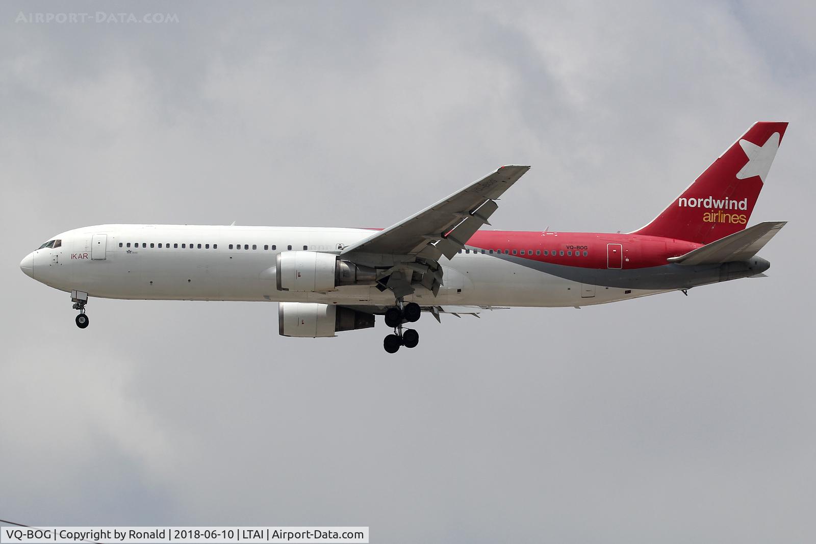VQ-BOG, 1999 Boeing 767-341/ER C/N 30342, at ayt