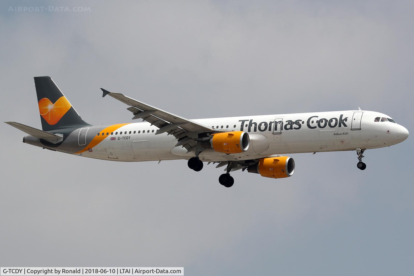 G-TCDY, 2002 Airbus A321-213 C/N 1881, at ayt
