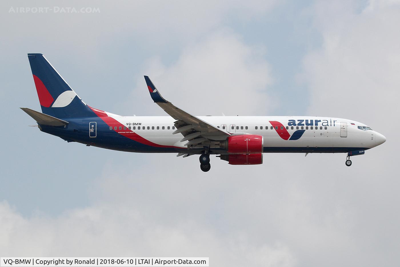 VQ-BMW, 2001 Boeing 737-86J C/N 32625, at ayt