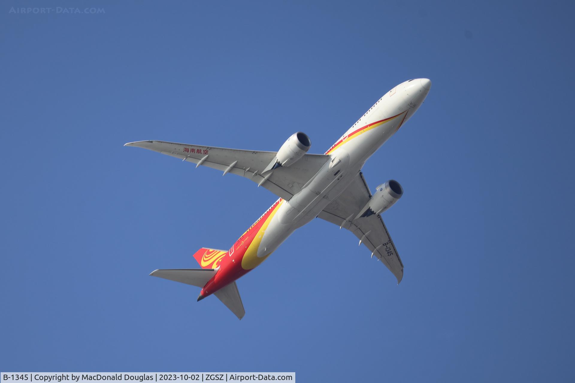 B-1345, 2017 Boeing 787-9 Dreamliner C/N 38781, SZX/ZGSZ