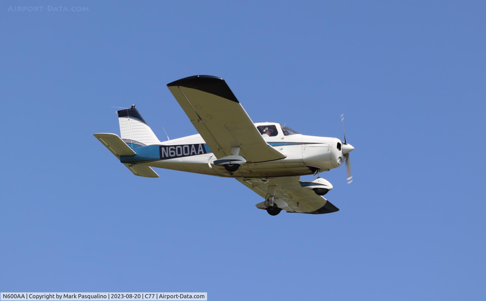 N600AA, 1968 Piper PA-28-140 C/N 28-25102, Piper PA-28-140