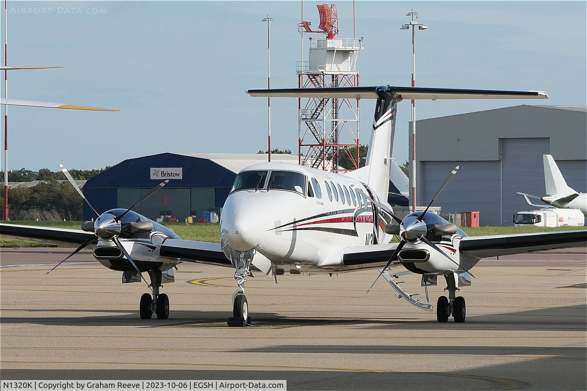 N1320K, 2023 Beech B300 King Air King Air C/N FL-1320, Parked at Norwich.