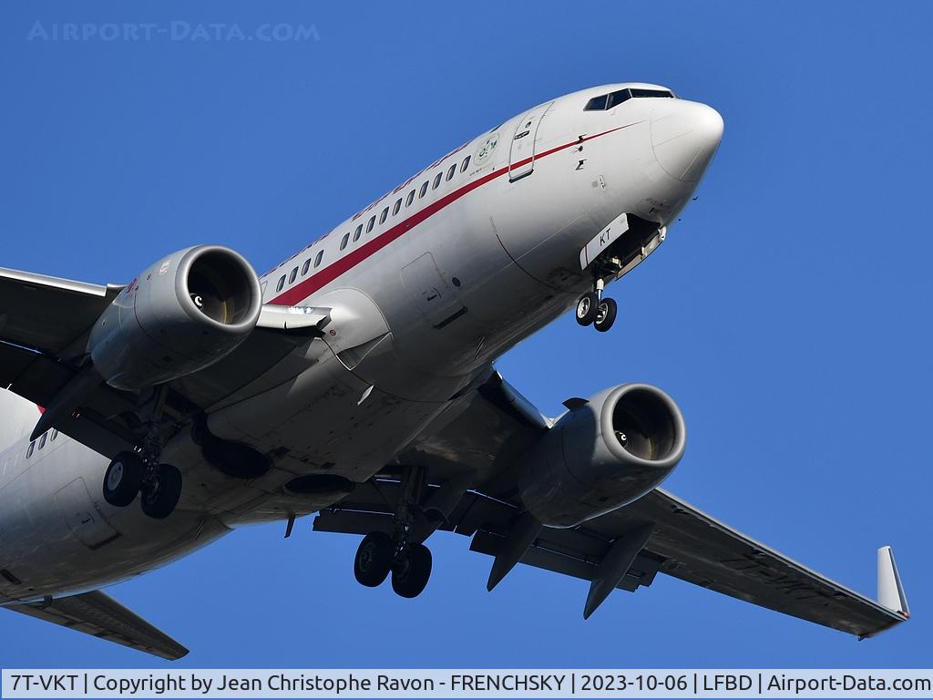 7T-VKT, 2016 Boeing 737-7D6C C/N 61341 / 6060, DAH1190 from Alger ALG