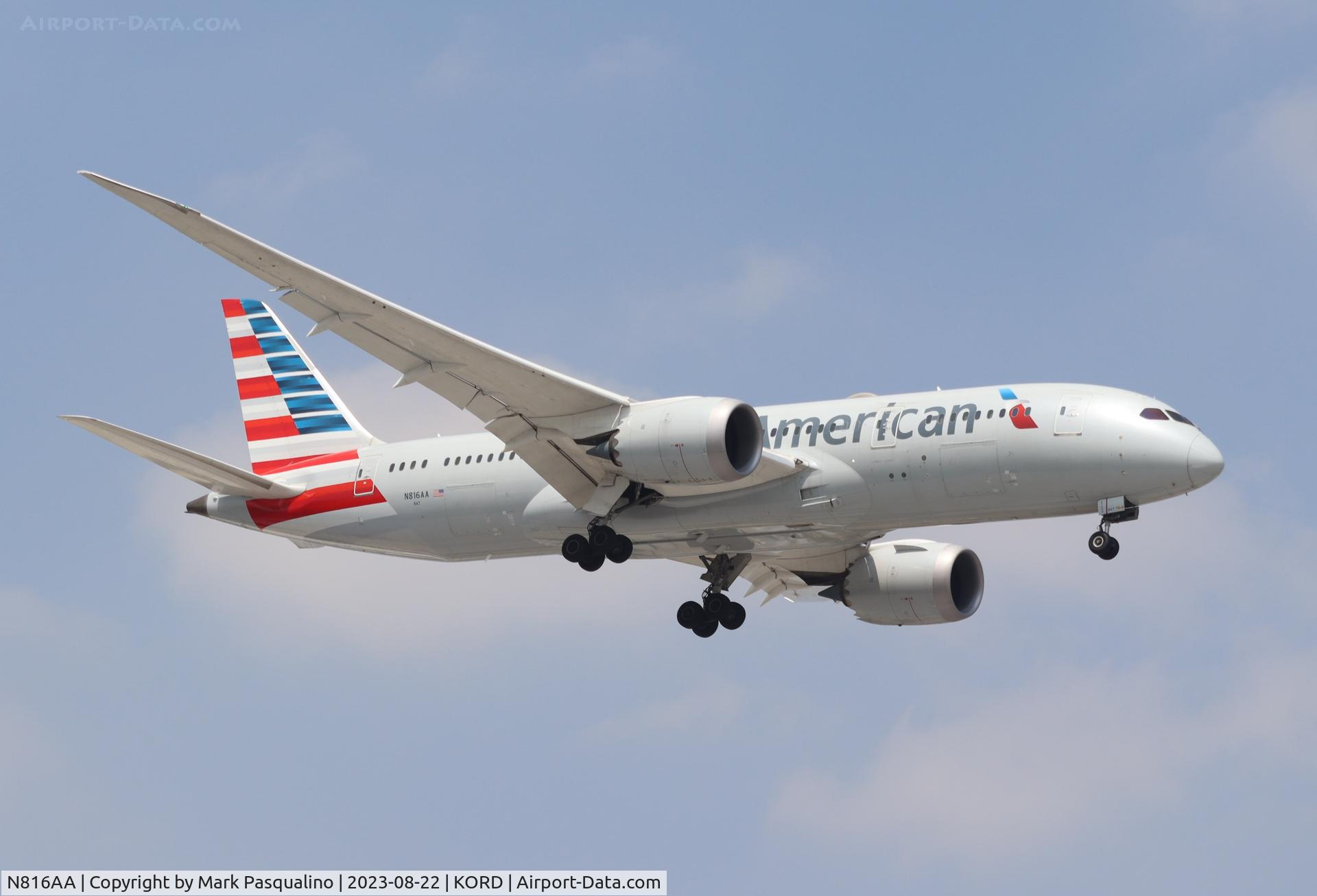 N816AA, 2016 Boeing 787-8 Dreamliner Dreamliner C/N 40634, Boeing 787-8 Dreamliner