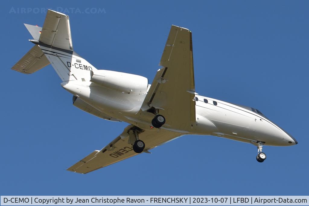 D-CEMO, 2008 Hawker Beechcraft 750 C/N HB-04, XRO1642 from Farnborough FAB