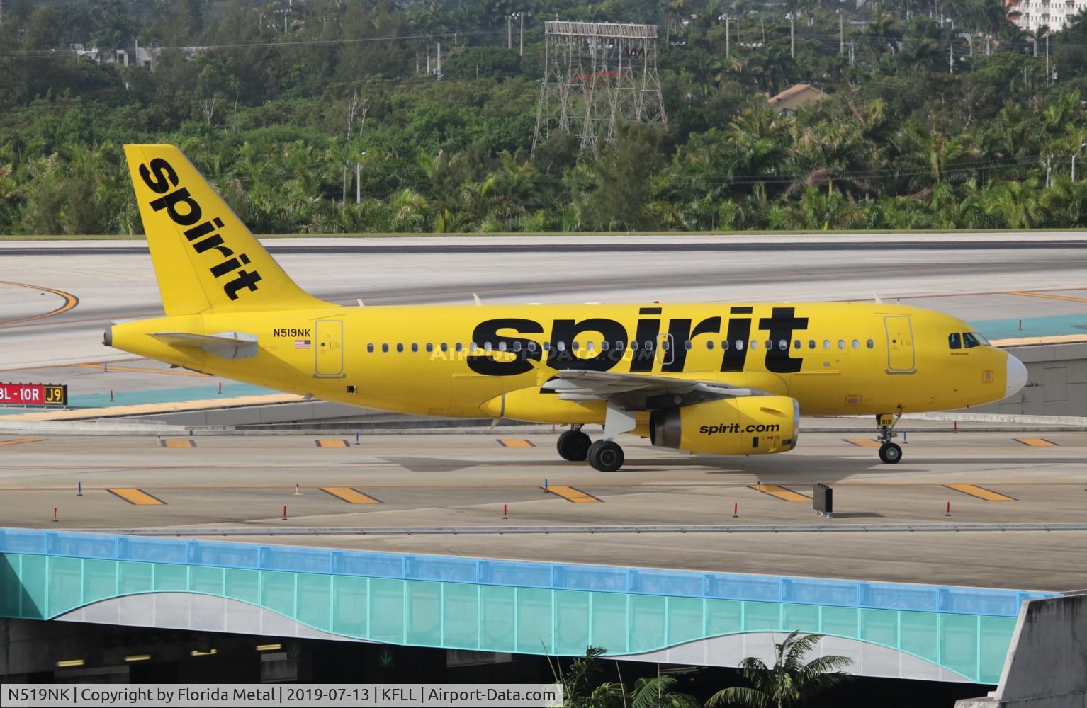 N519NK, 2006 Airbus A319-132 C/N 2723, NKS A319 zx SDQ-FLL