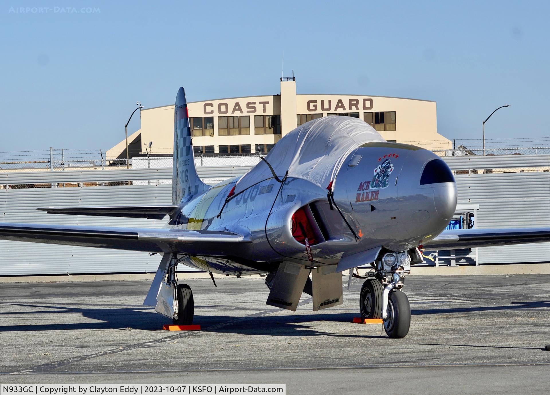N933GC, 1954 Canadair T-33AN Silver Star 3 C/N T33-306, SFO 2023.
