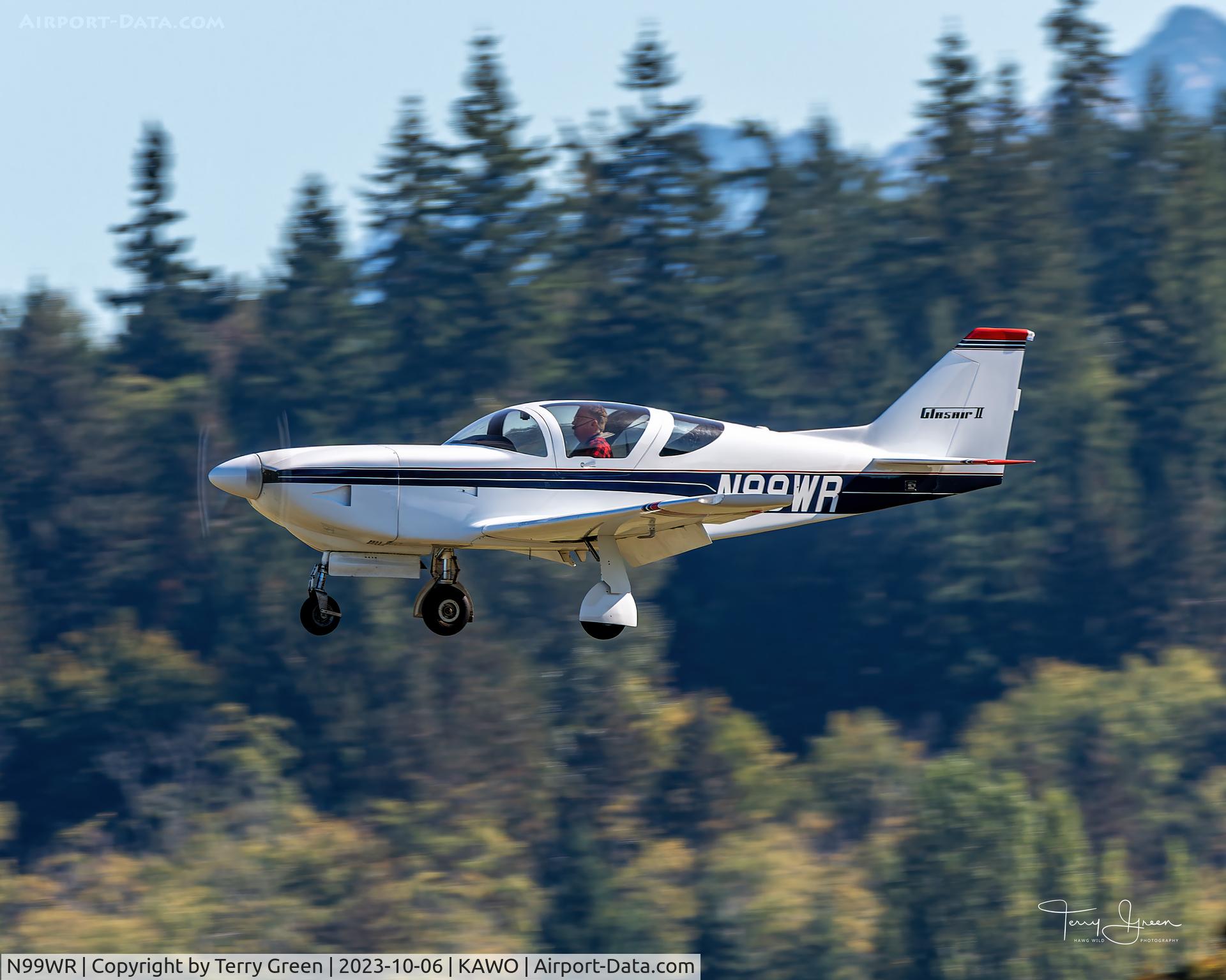 N99WR, 1995 Stoddard-Hamilton Glasair SH-2R C/N 1091, KAWO