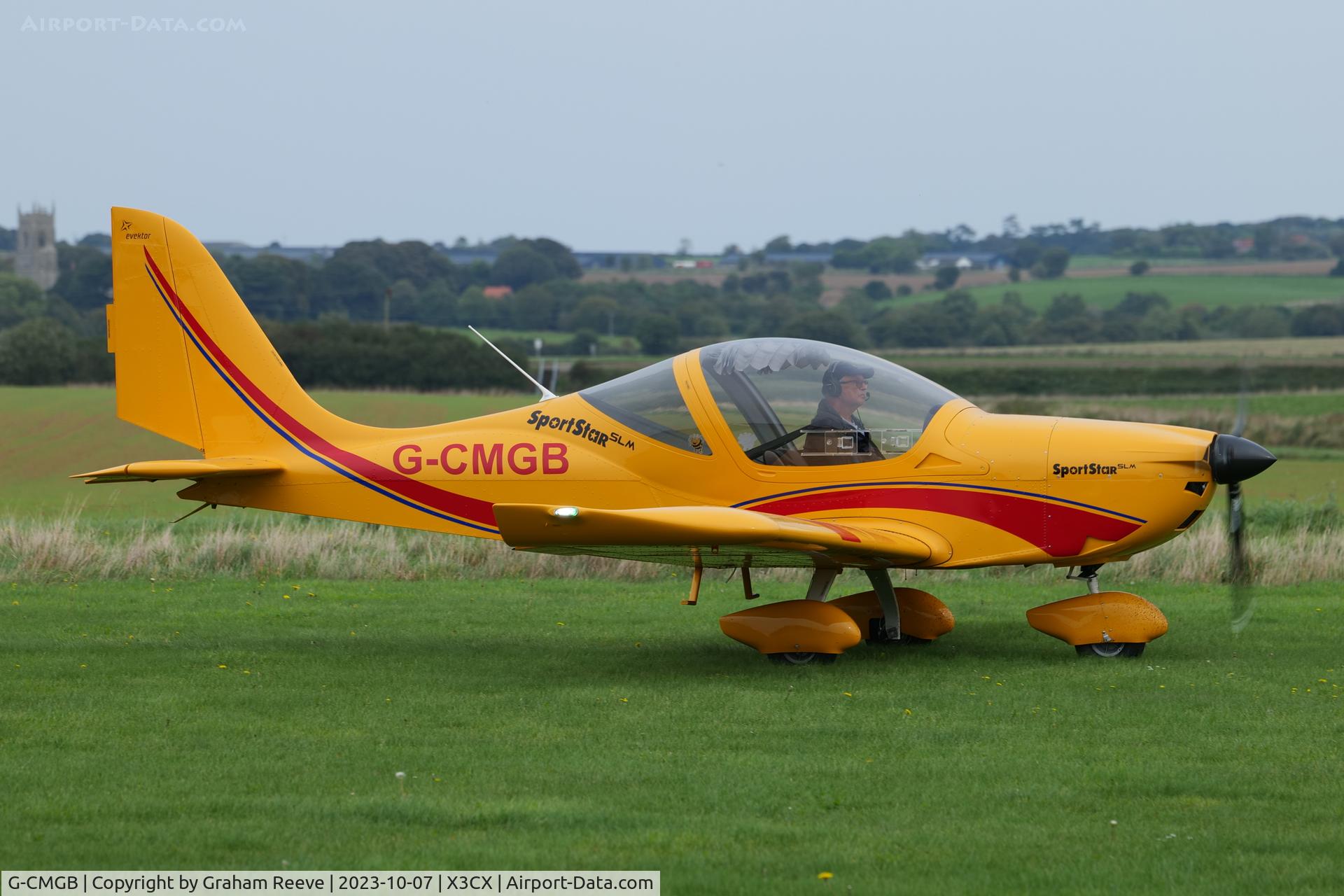 G-CMGB, 2022 Ascent Industries Sportstar SLM C/N 2022-2205, On the ground at Northrepps.