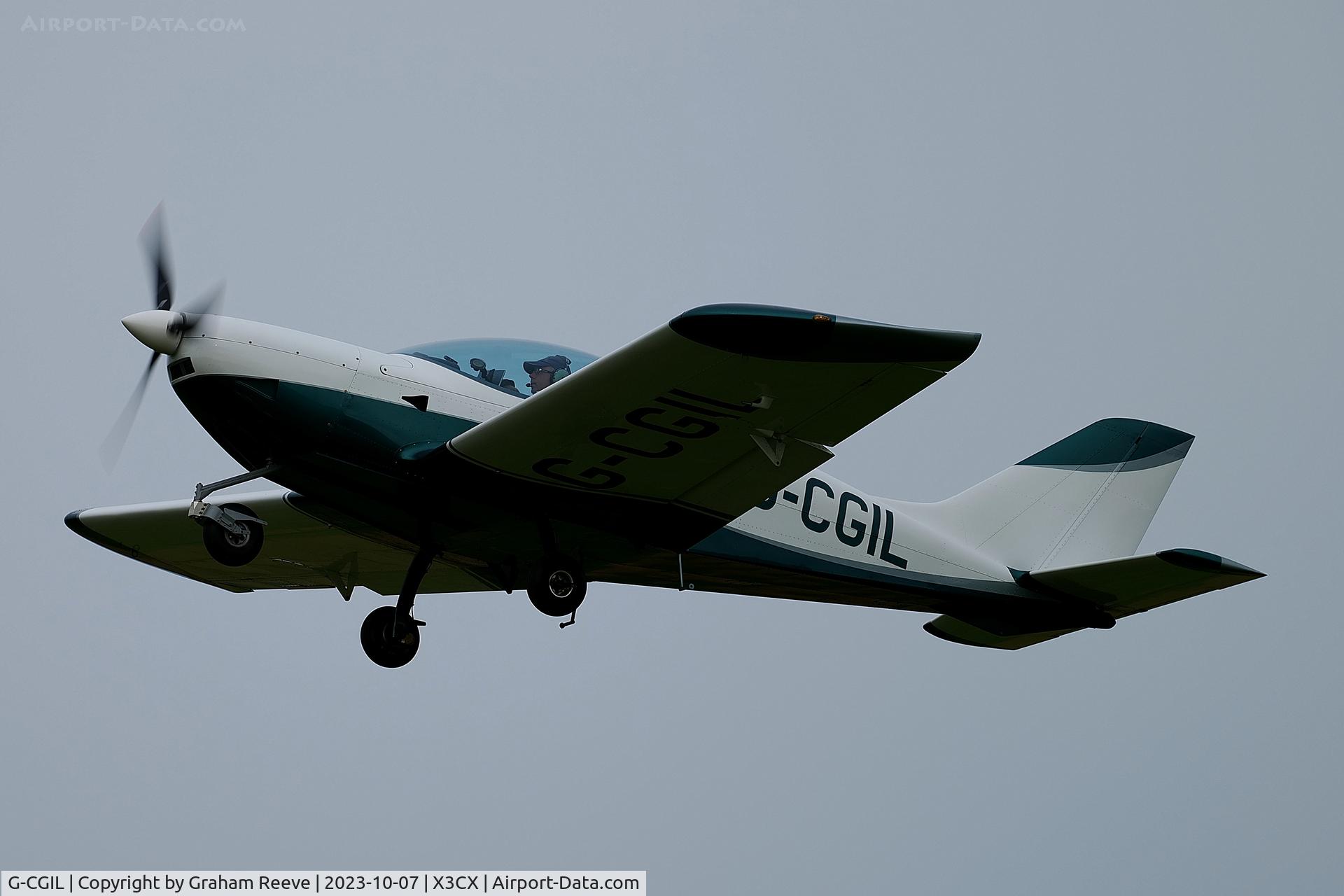 G-CGIL, 2010 CZAW SportCruiser C/N LAA 338-14856, Departing from Northrepps.