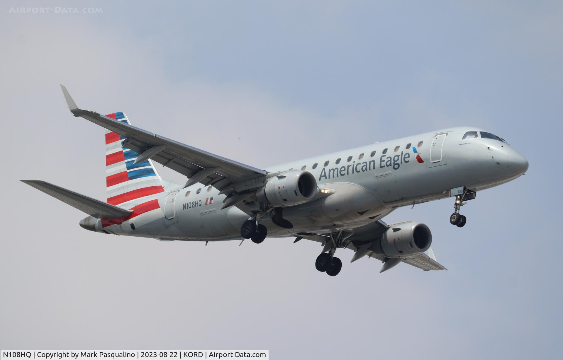 N108HQ, 2007 Embraer 175LR (ERJ-170-200LR) C/N 17000166, ERJ-170-200LR