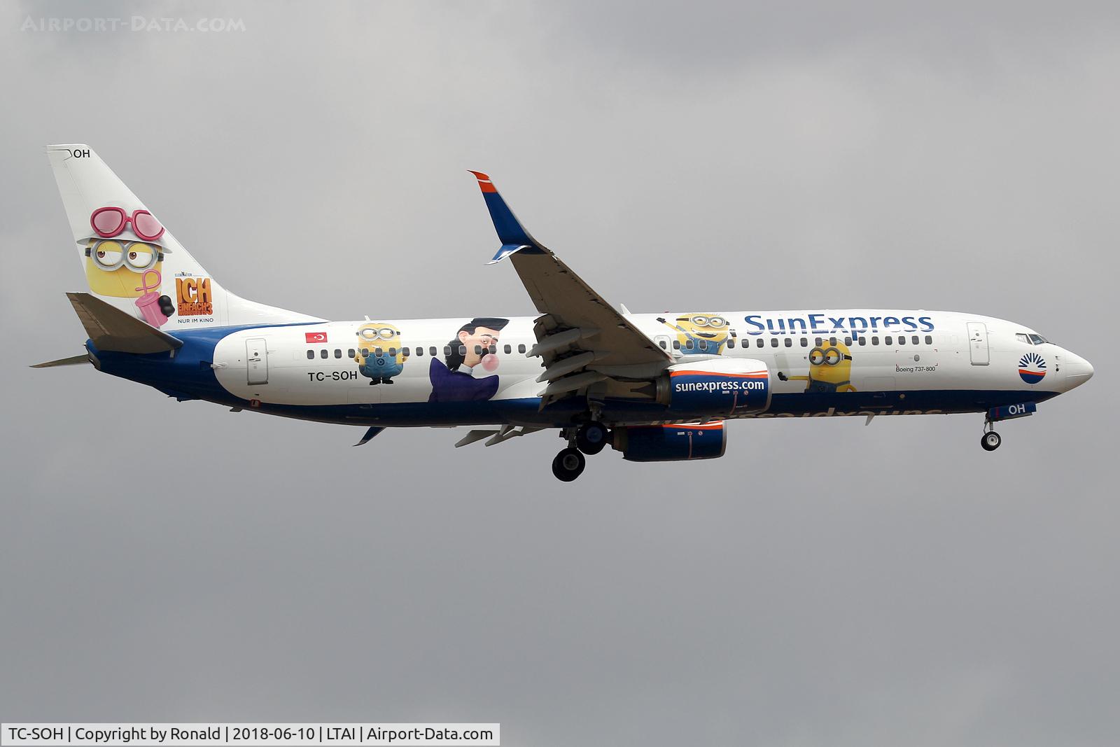 TC-SOH, 2017 Boeing 737-8HC C/N 61193, at ayt