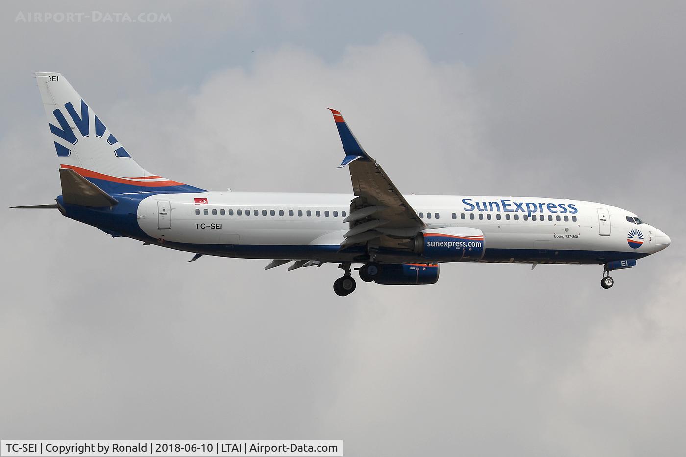 TC-SEI, 2015 Boeing 737-8HC C/N 61170, at ayt