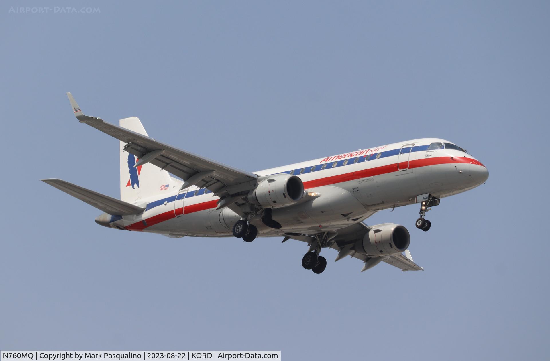 N760MQ, 2009 Embraer 170STD (ERJ-170-100STD) C/N 17000294, ERJ-170-100STD