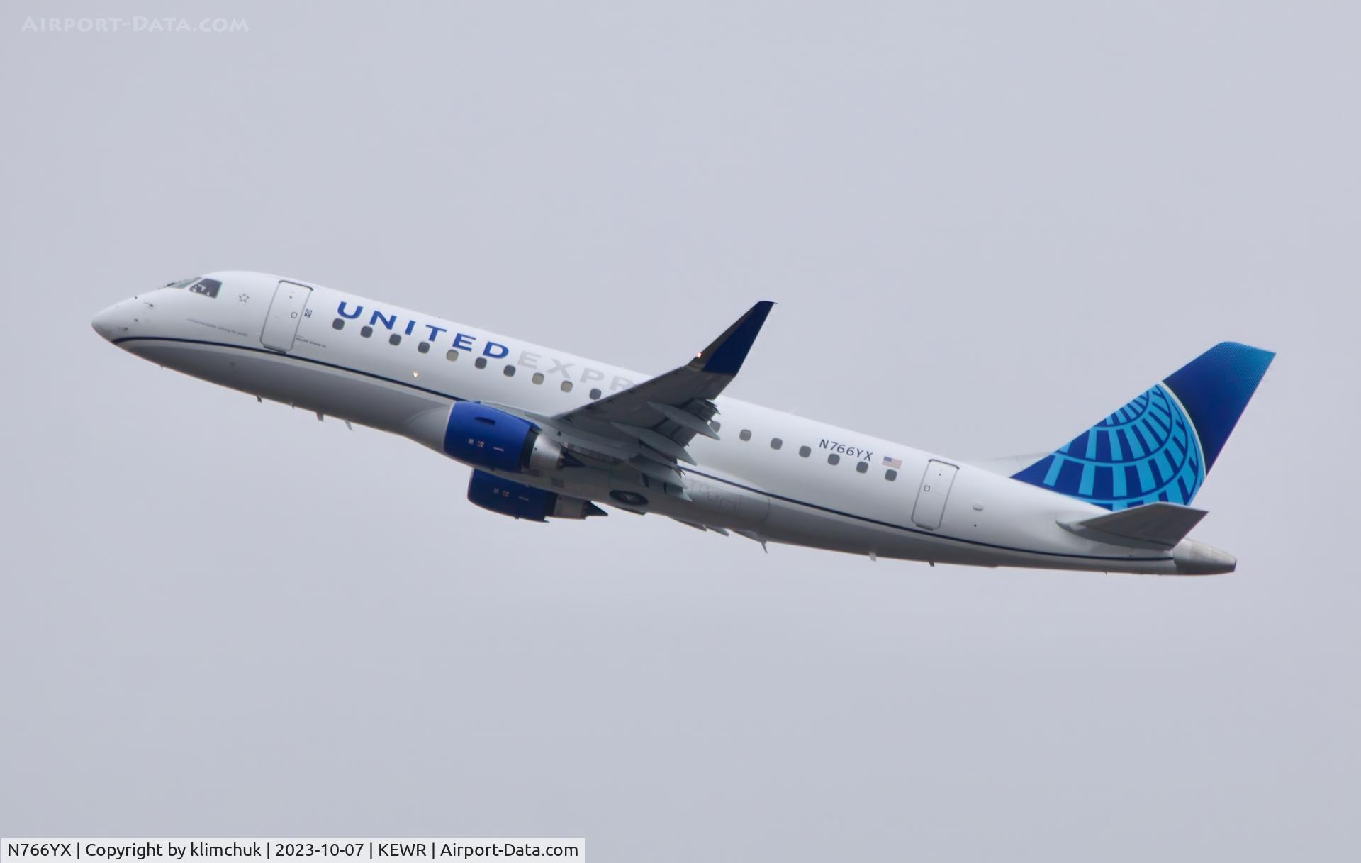 N766YX, 2023 Embraer ERJ170-200LR C/N 17000951, 2nd day of revenue service