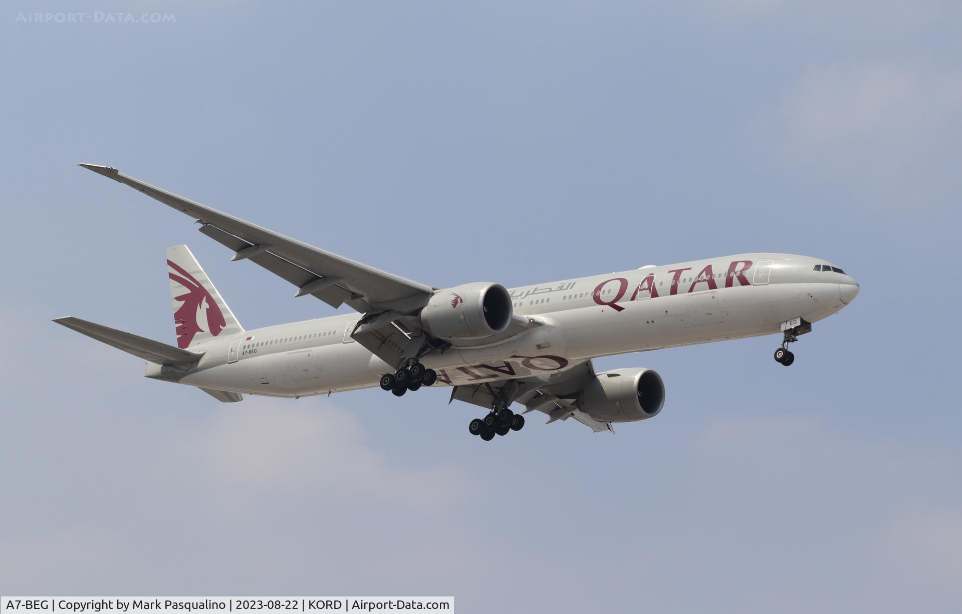 A7-BEG, 2015 Boeing 777-3DZ/ER C/N 60333, Boeing 777-3DZ/ER
