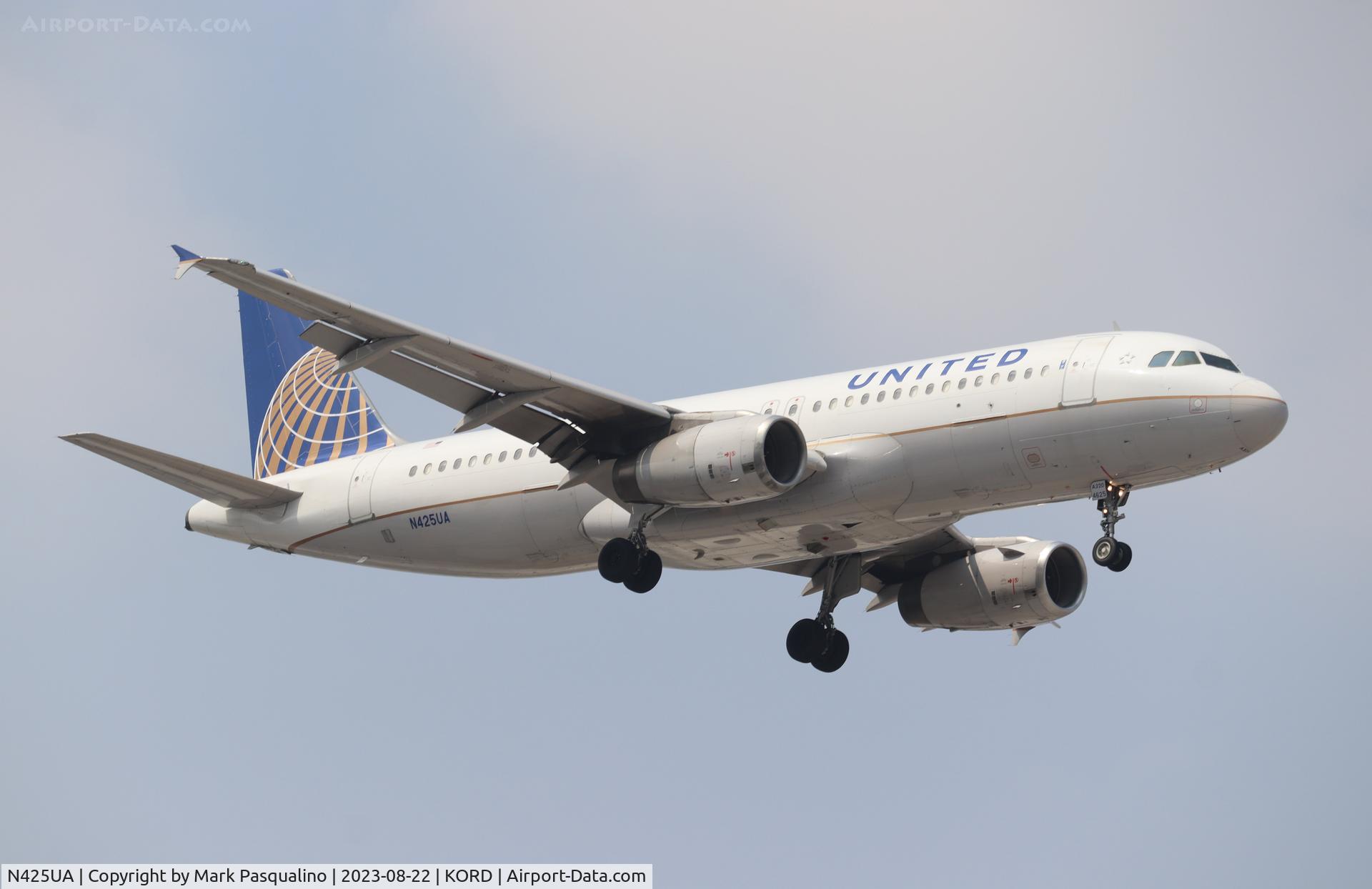 N425UA, 1995 Airbus A320-232 C/N 508, Airbus A320-232