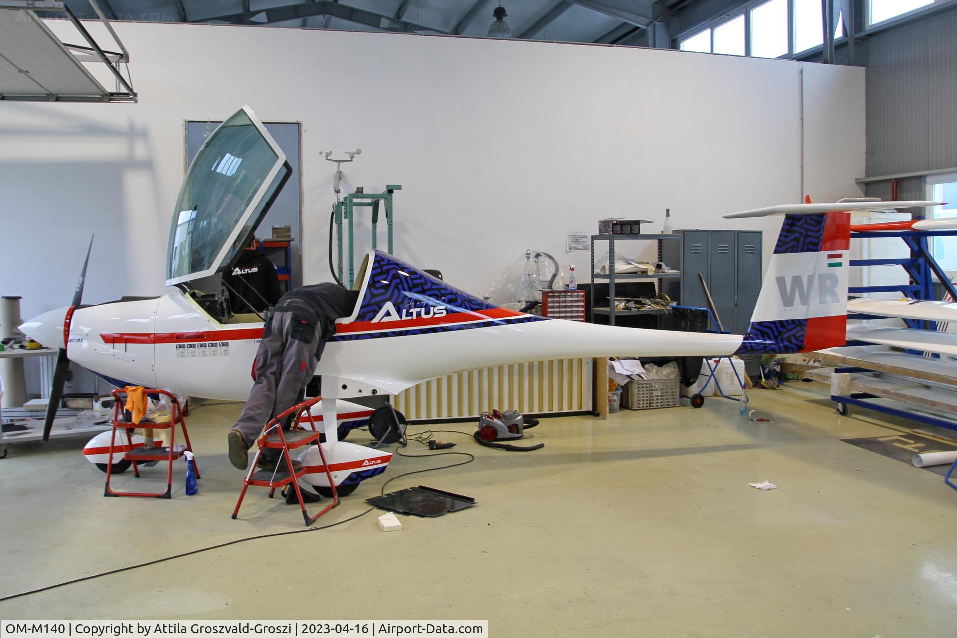 OM-M140, 2023 Altus Aero / Krisztián Dolhai Altus C/N 004, Altus Aero Assembly Hall - Papkeszi, Hungary