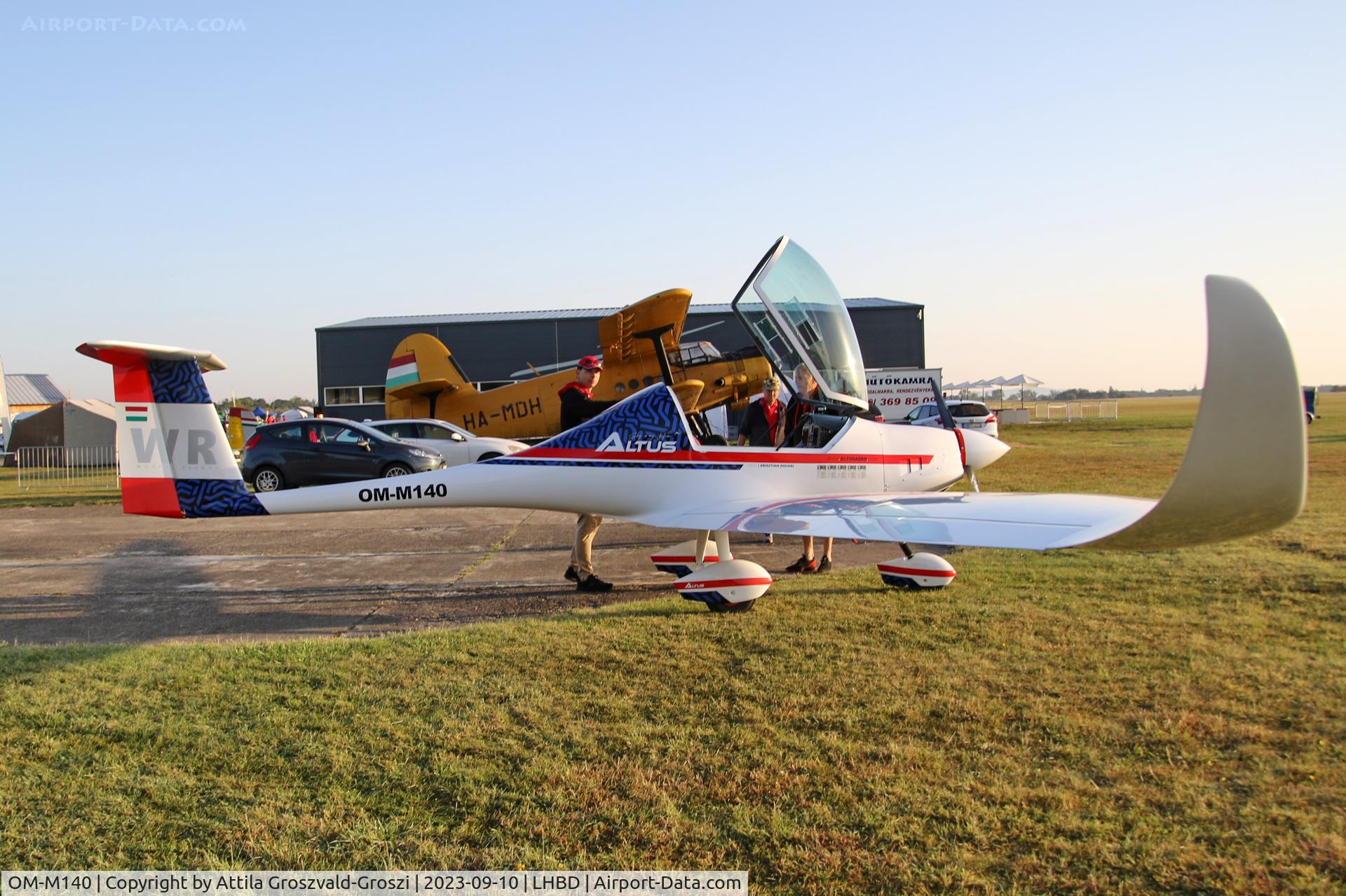OM-M140, 2023 Altus Aero / Krisztián Dolhai Altus C/N 004, LHBD - Börgönd Airport-Börgönd, Hungary - Börgönd Air Show 2023