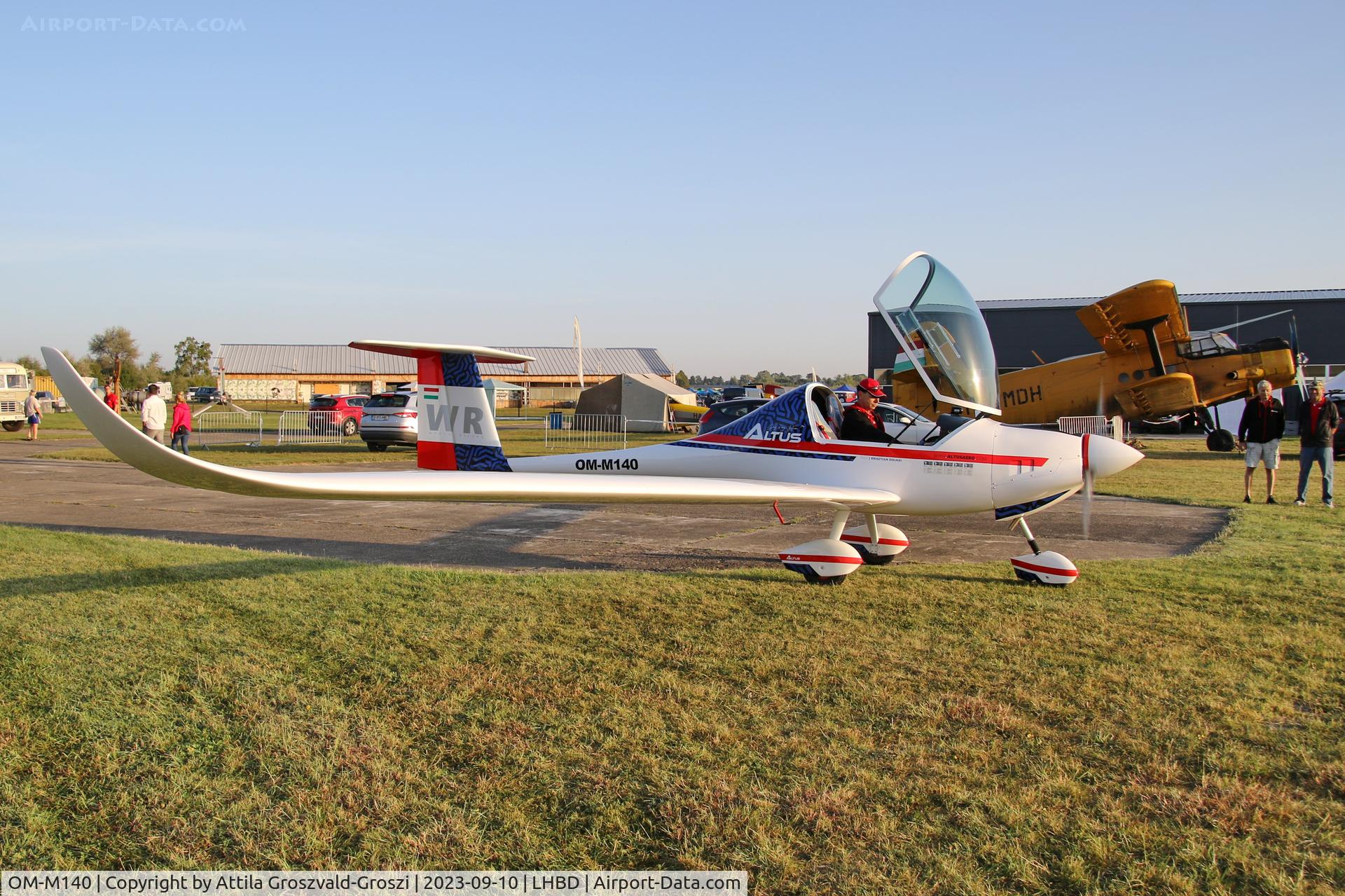 OM-M140, 2023 Altus Aero / Krisztián Dolhai Altus C/N 004, LHBD - Börgönd Airport-Börgönd, Hungary - Börgönd Air Show 2023