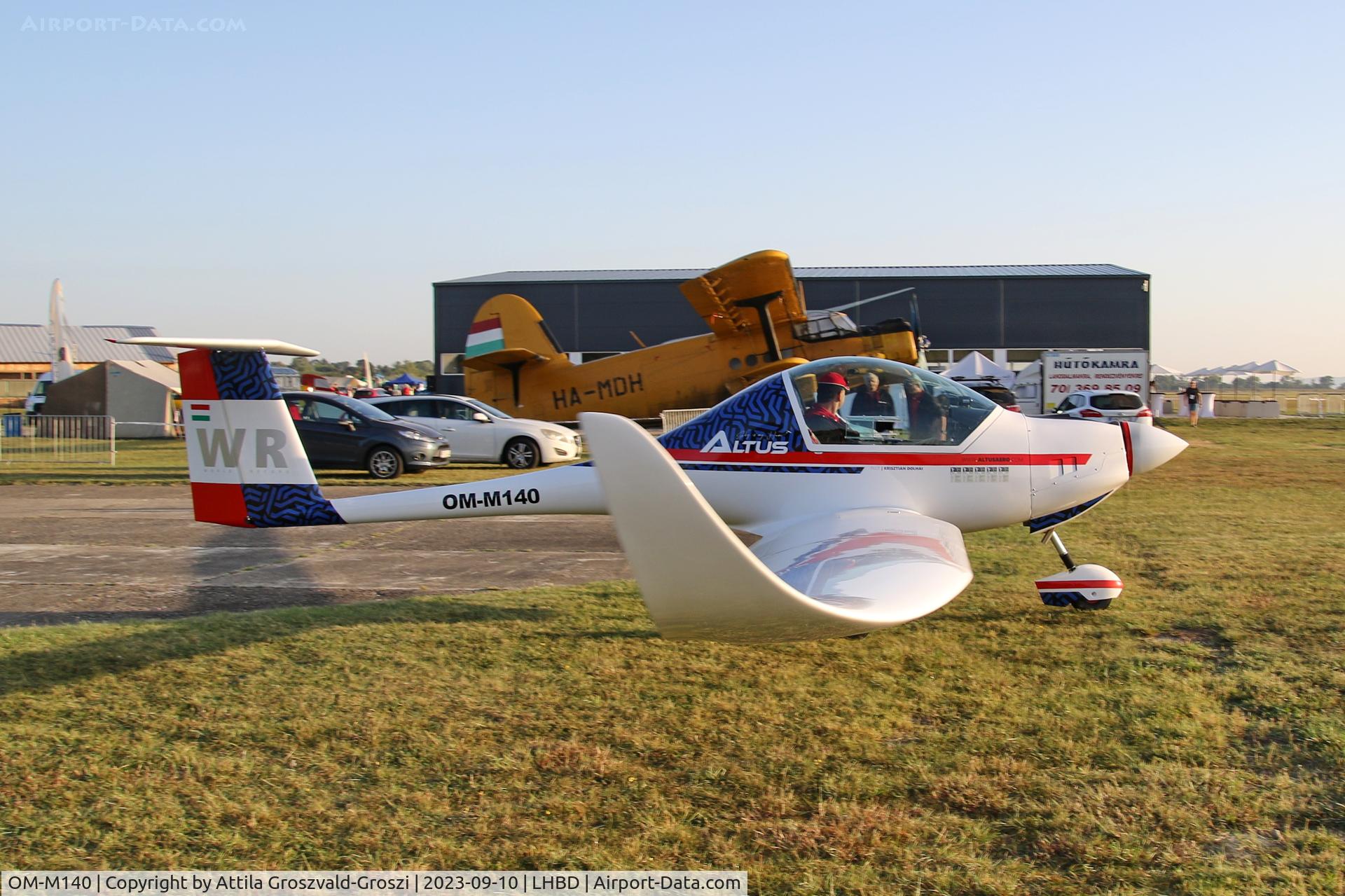 OM-M140, 2023 Altus Aero / Krisztián Dolhai Altus C/N 004, LHBD - Börgönd Airport-Börgönd, Hungary - Börgönd Air Show 2023