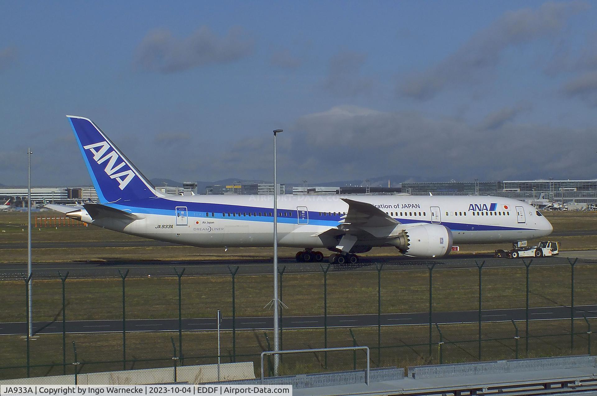 JA933A, 2020 Boeing 787-981 Dreamliner C/N 61524, Boeing 787-981 of ANA All Nippon Airways at Frankfurt-Main airport