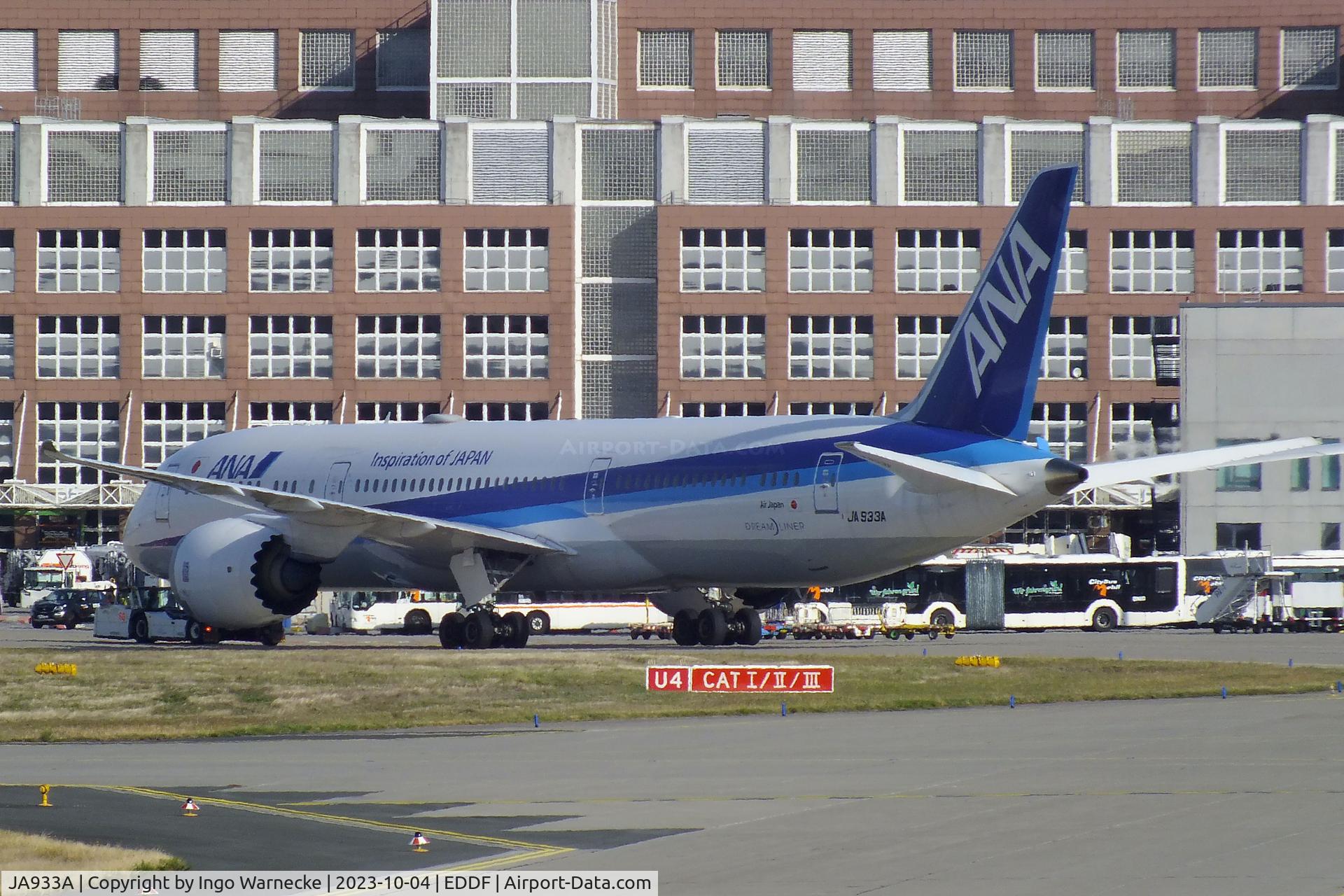 JA933A, 2020 Boeing 787-981 Dreamliner C/N 61524, Boeing 787-981 of ANA All Nippon Airways at Frankfurt-Main airport