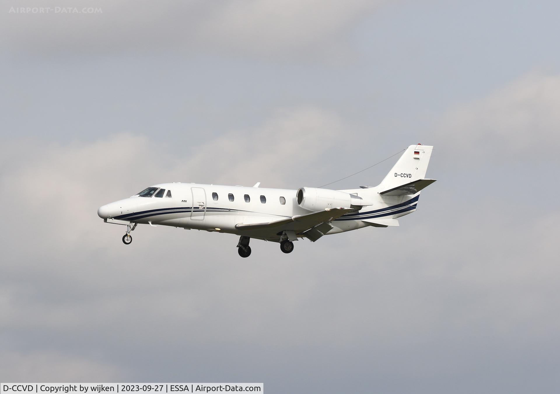 D-CCVD, 2008 Cessna 560XL Citation Excel XLS C/N 560-5784, RWY 26