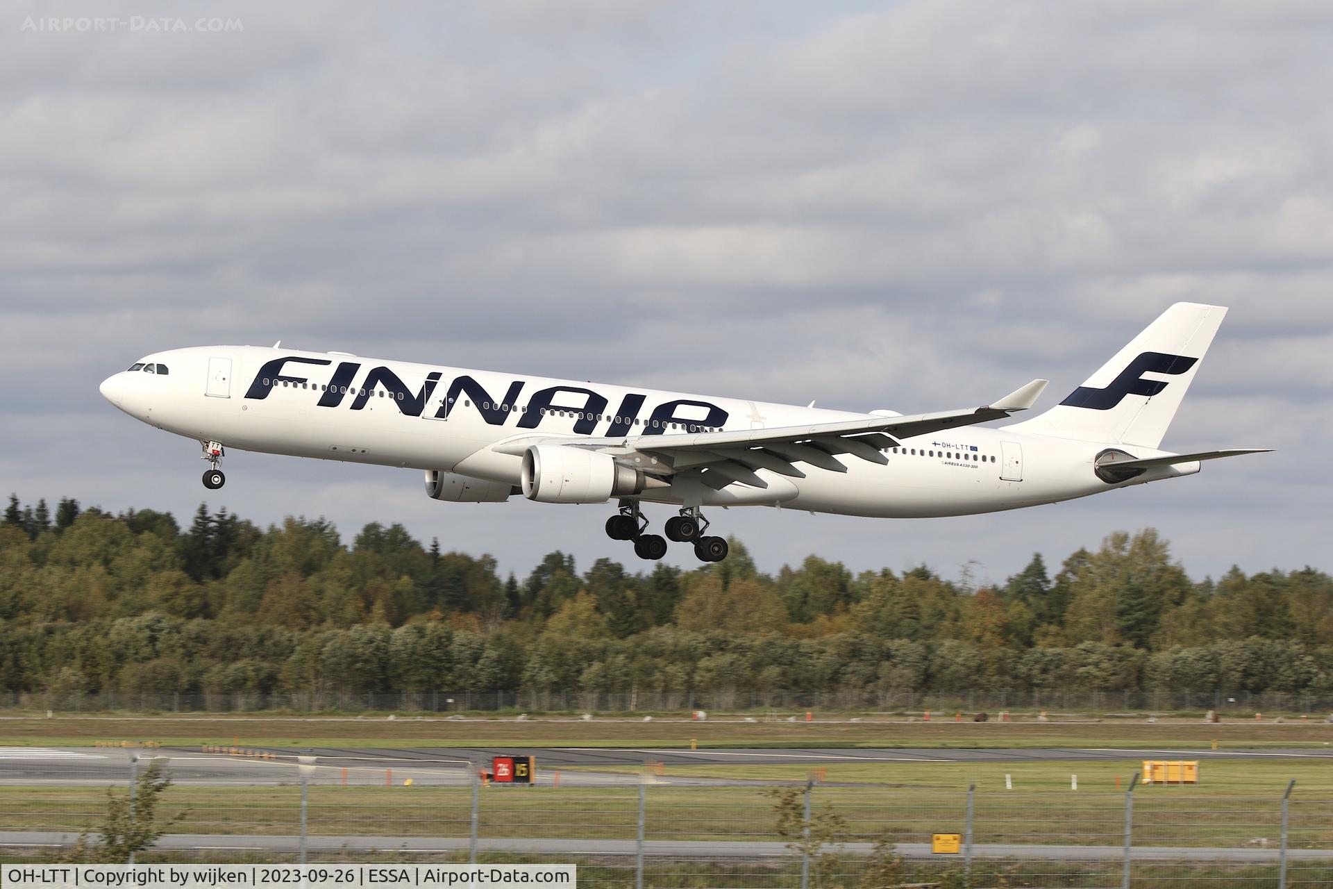 OH-LTT, 2010 Airbus A330-302X C/N 1088, RWY 26