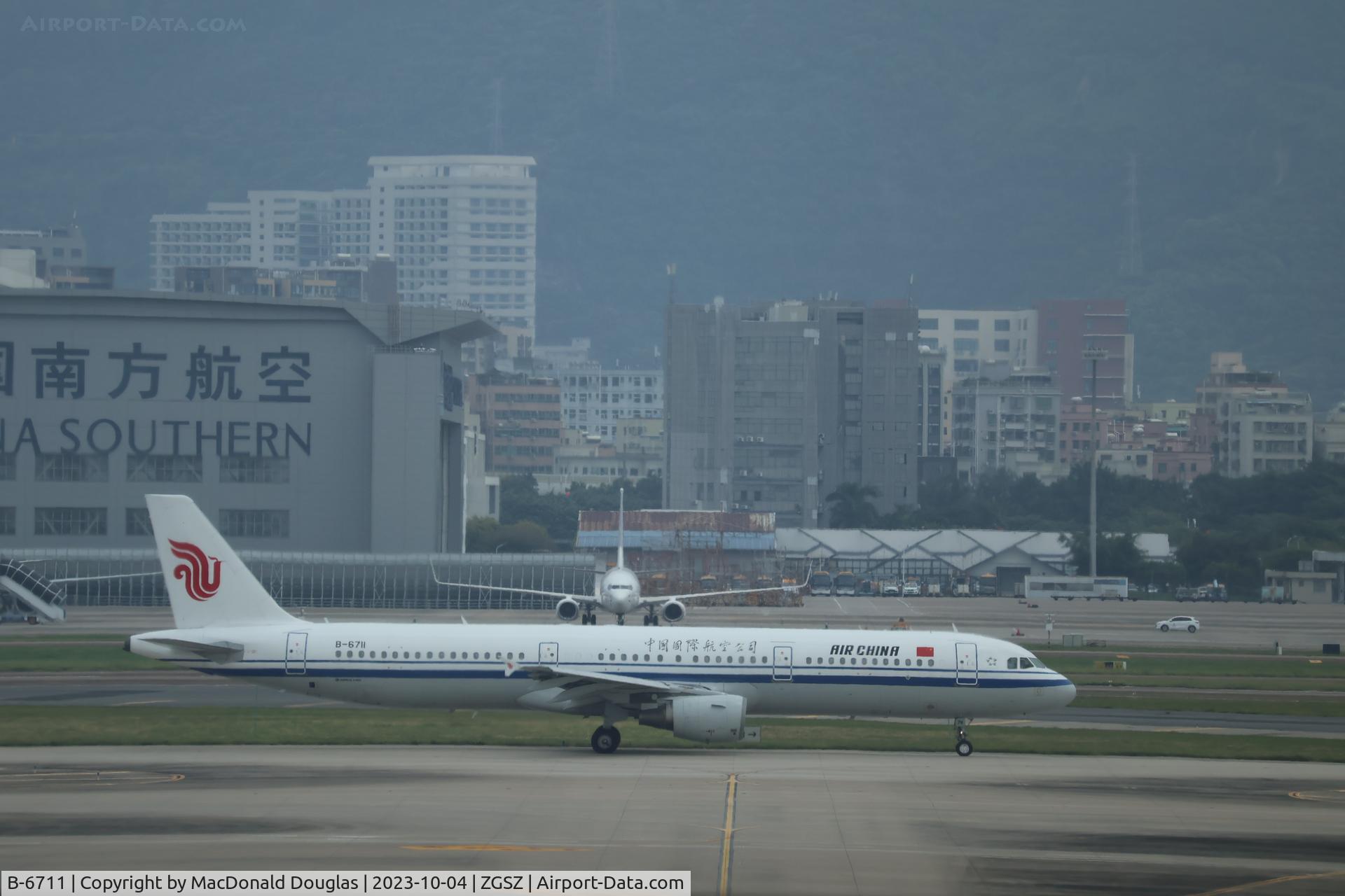 B-6711, 2010 Airbus A321-213 C/N 4494, SZX/ZGSZ