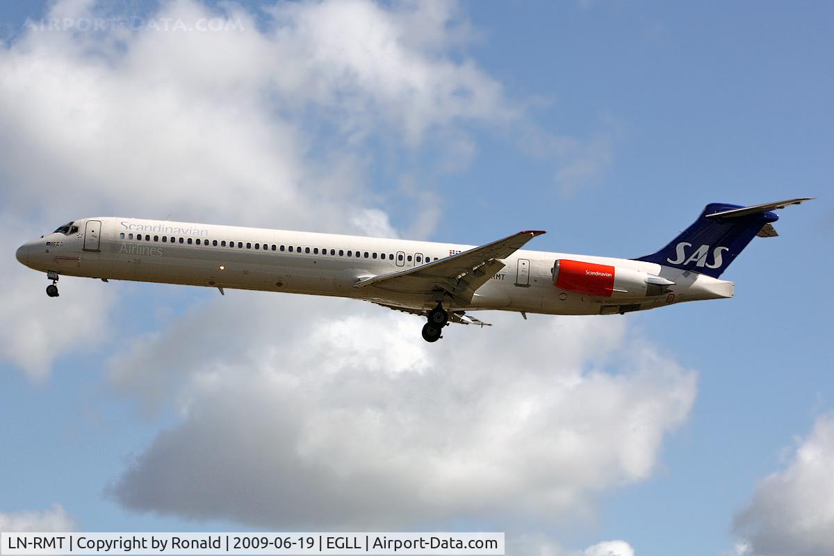 LN-RMT, 1991 McDonnell Douglas MD-82 (DC-9-82) C/N 53001, at ljhr