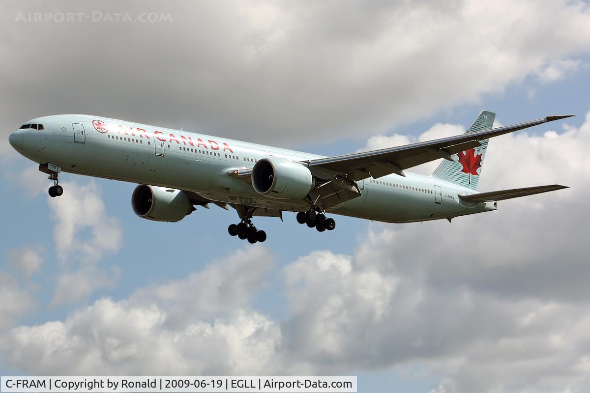 C-FRAM, 2008 Boeing 777-333/ER C/N 35250, at lhr