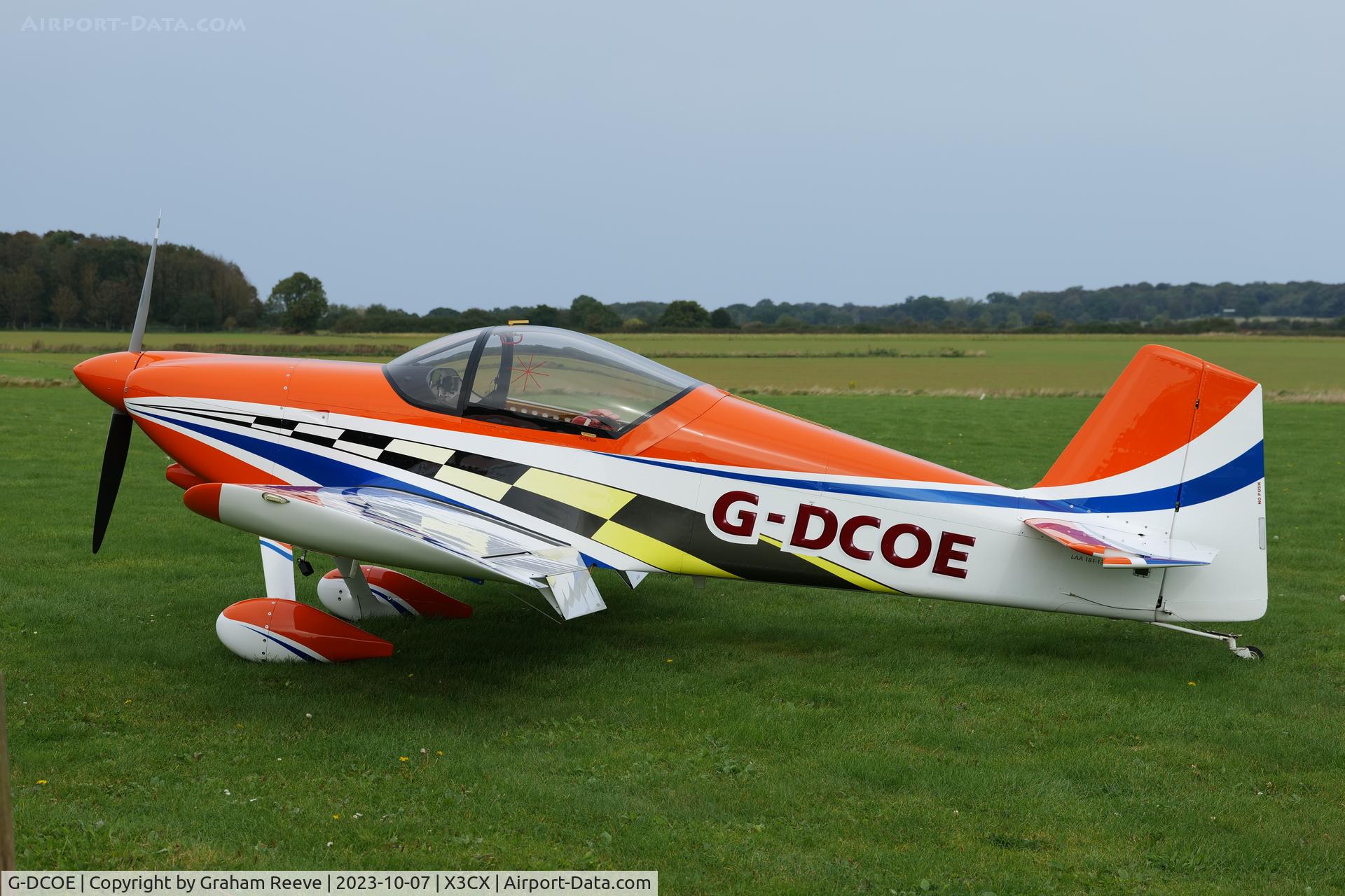 G-DCOE, 2014 Vans RV-6 C/N PFA 181-13280, Parked at Northrepps.