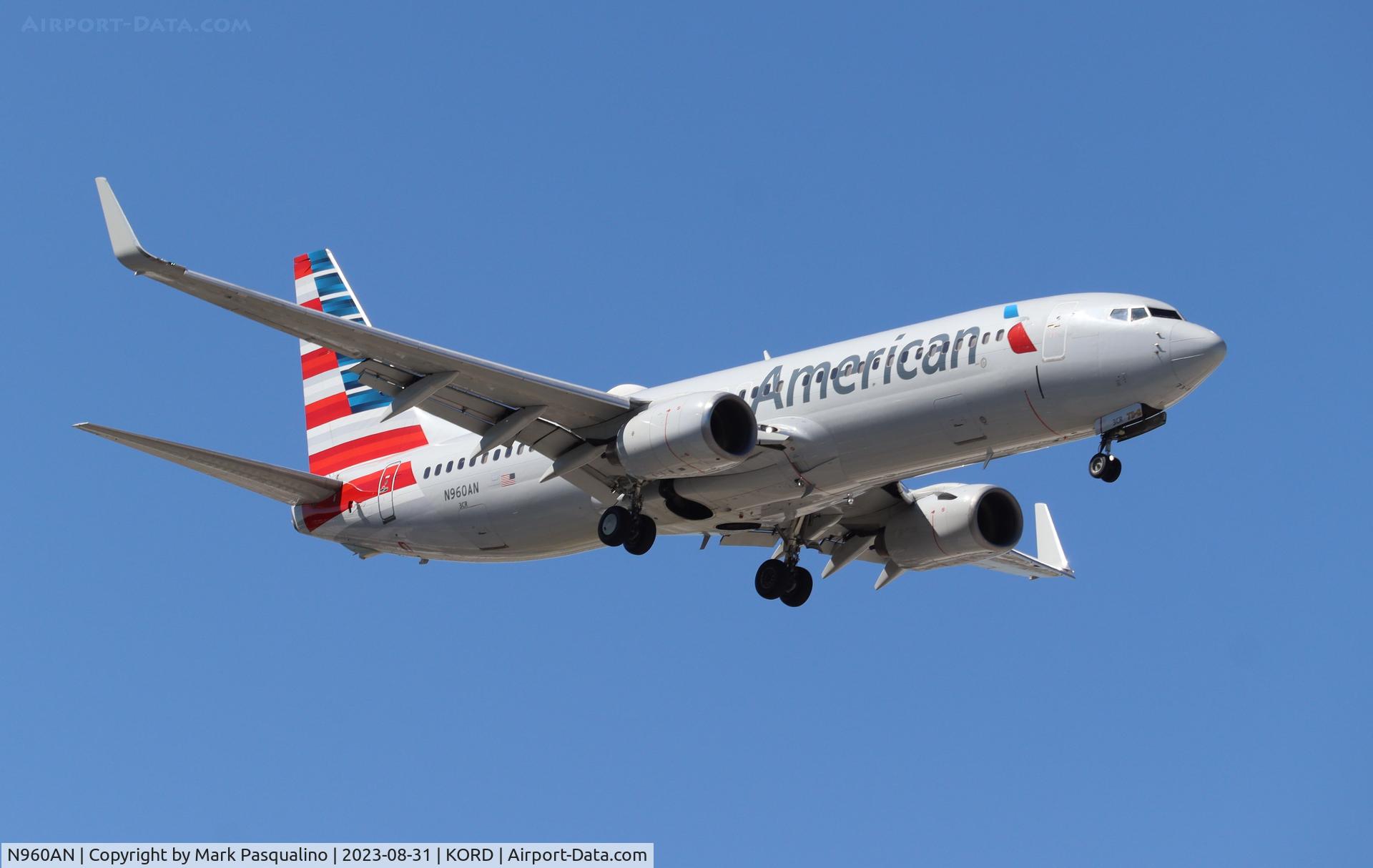 N960AN, 2001 Boeing 737-823 C/N 29542, Boeing 737-823