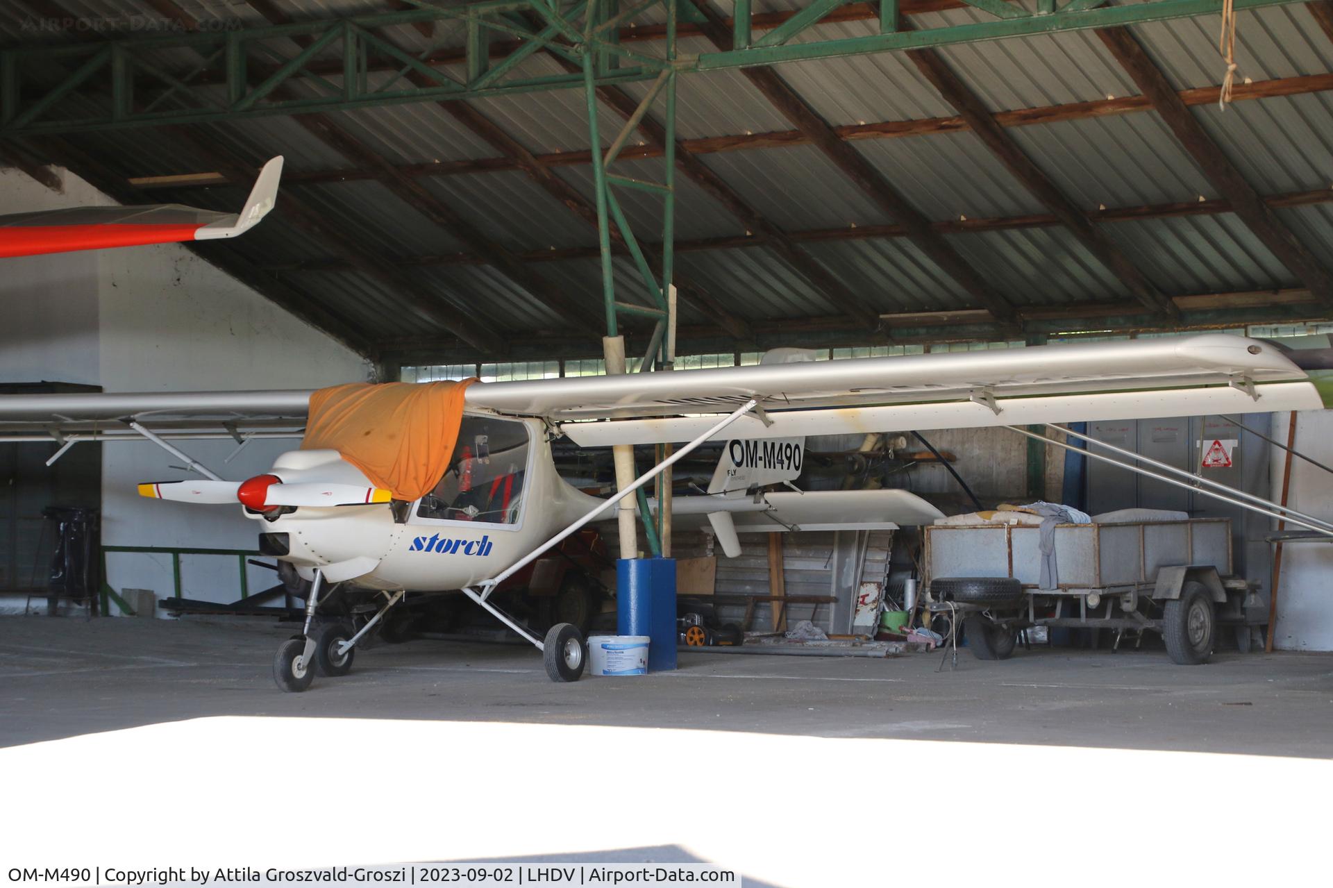 OM-M490, 1995 Fly Synthesis Storch C/N 052, LHDV - Dunaújváros-Kisapostag Airport, Hungary