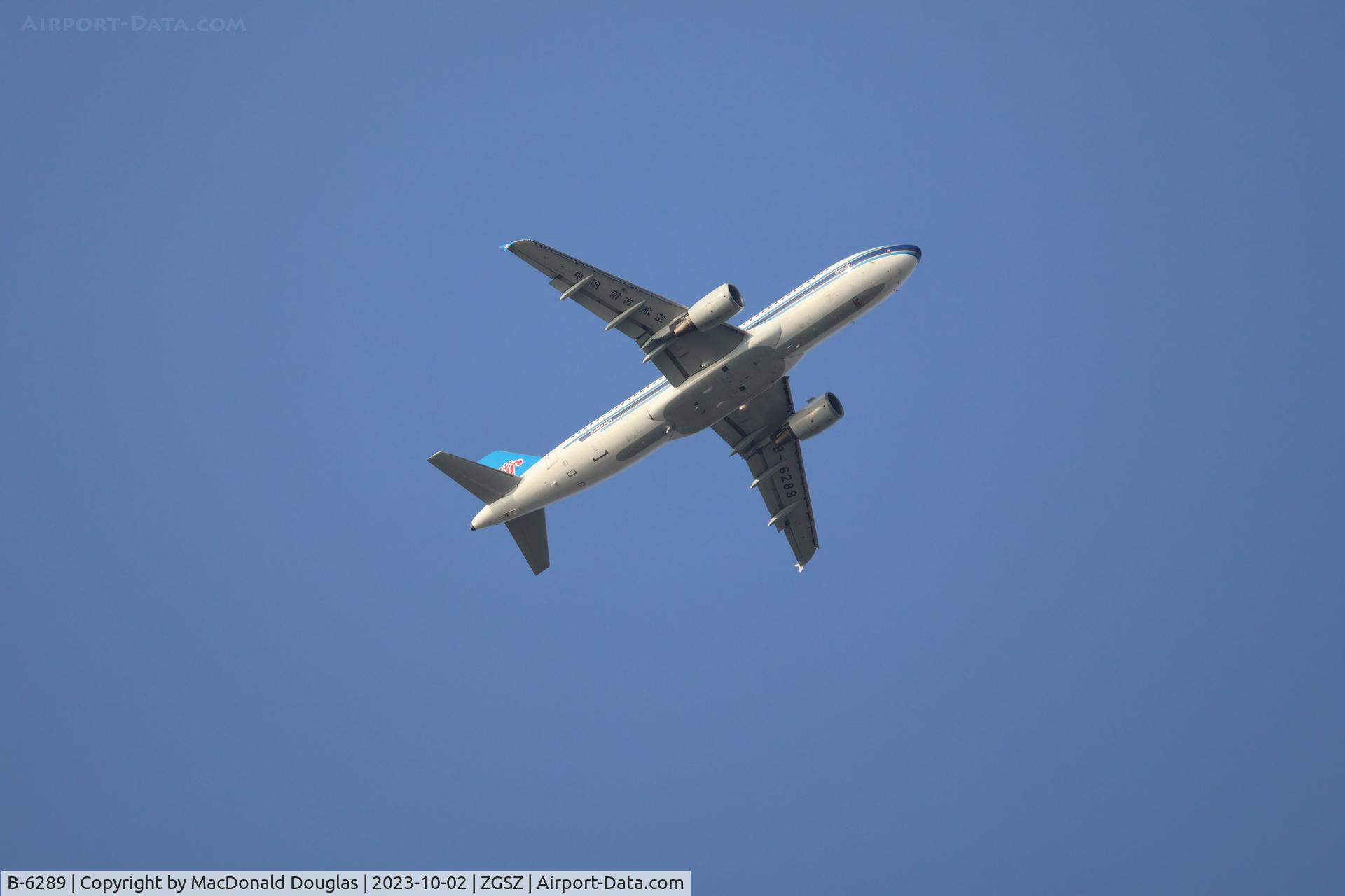 B-6289, 2009 Airbus A320-214 C/N 2861, SZX/ZGSZ