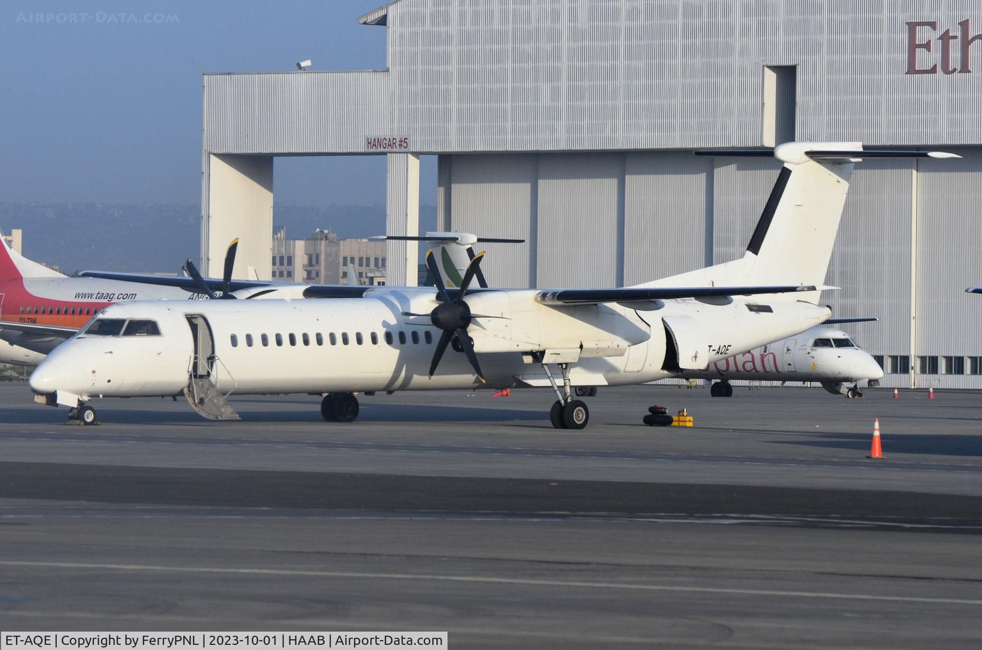 ET-AQE, 2012 Bombardier DHC-8-402Q Dash 8 Dash 8 C/N 4428, Ethiopian DHC8 in white
