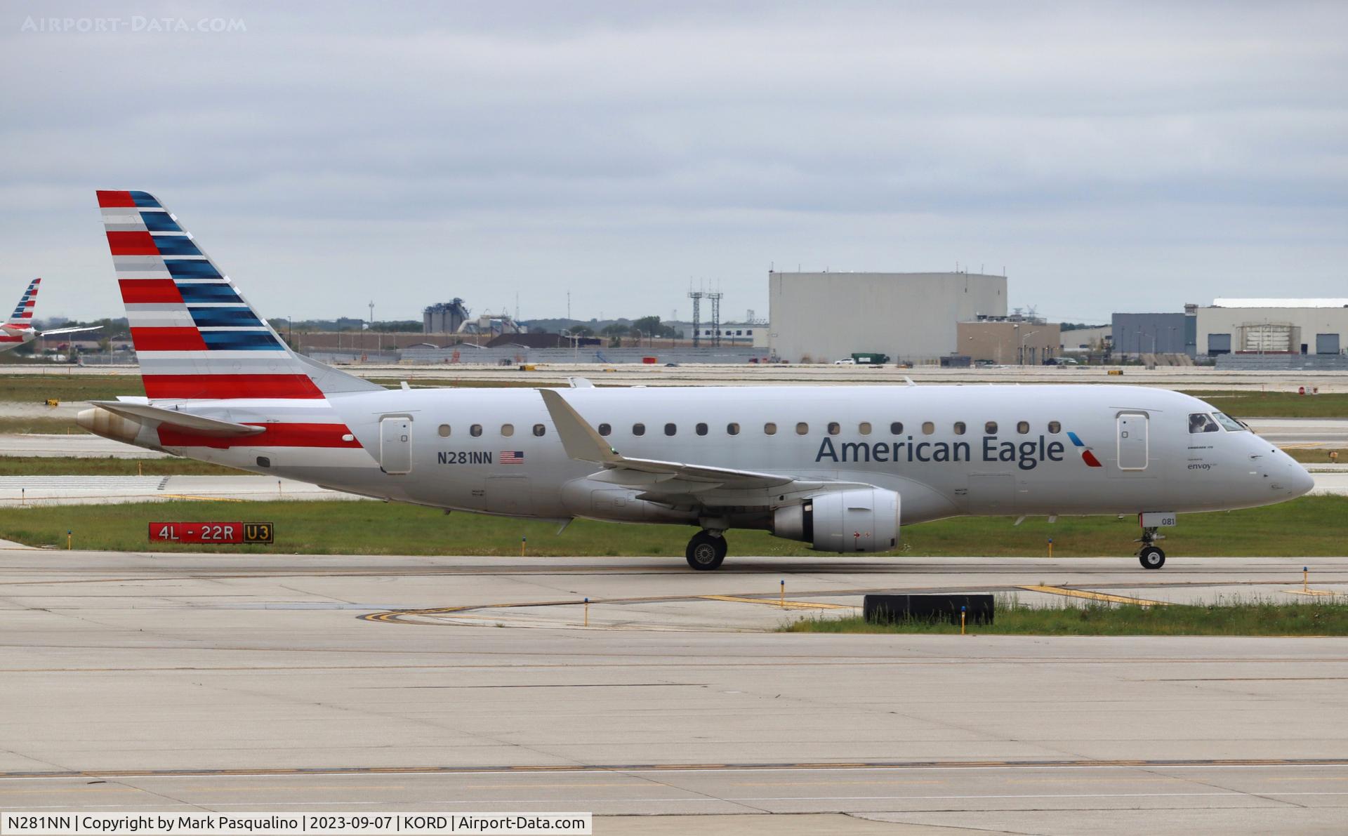 N281NN, 2019 Embraer 175LR (ERJ-170-200LR) C/N 1700081, ERJ-170-200LR
